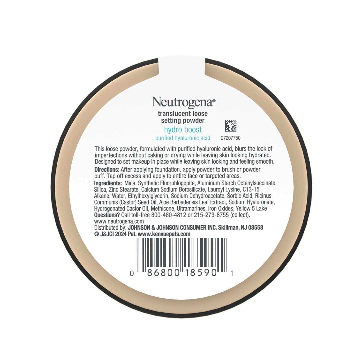 image:imageNeutrogena Hydro Boost Translucent Loose Setting Powder with Purified Hyaluronic Acid for Smooth Skin Blurs Imperfections and Sets Makeup Lightweight Face Powder 44 oz