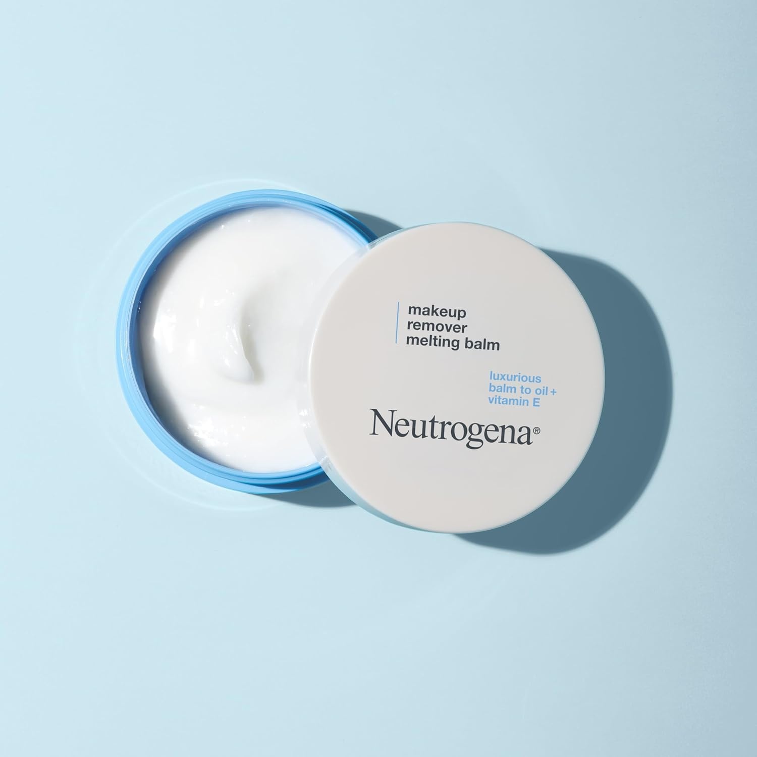 image:imageNeutrogena Makeup Remover Melting Balm with Vitamin E Nourishing and Gentle on Skin Works on Lips Face and Eyes Solid to Oil for Quick Removal FragranceFree TravelFriendly 2 oz2 Ounce Pack of 2