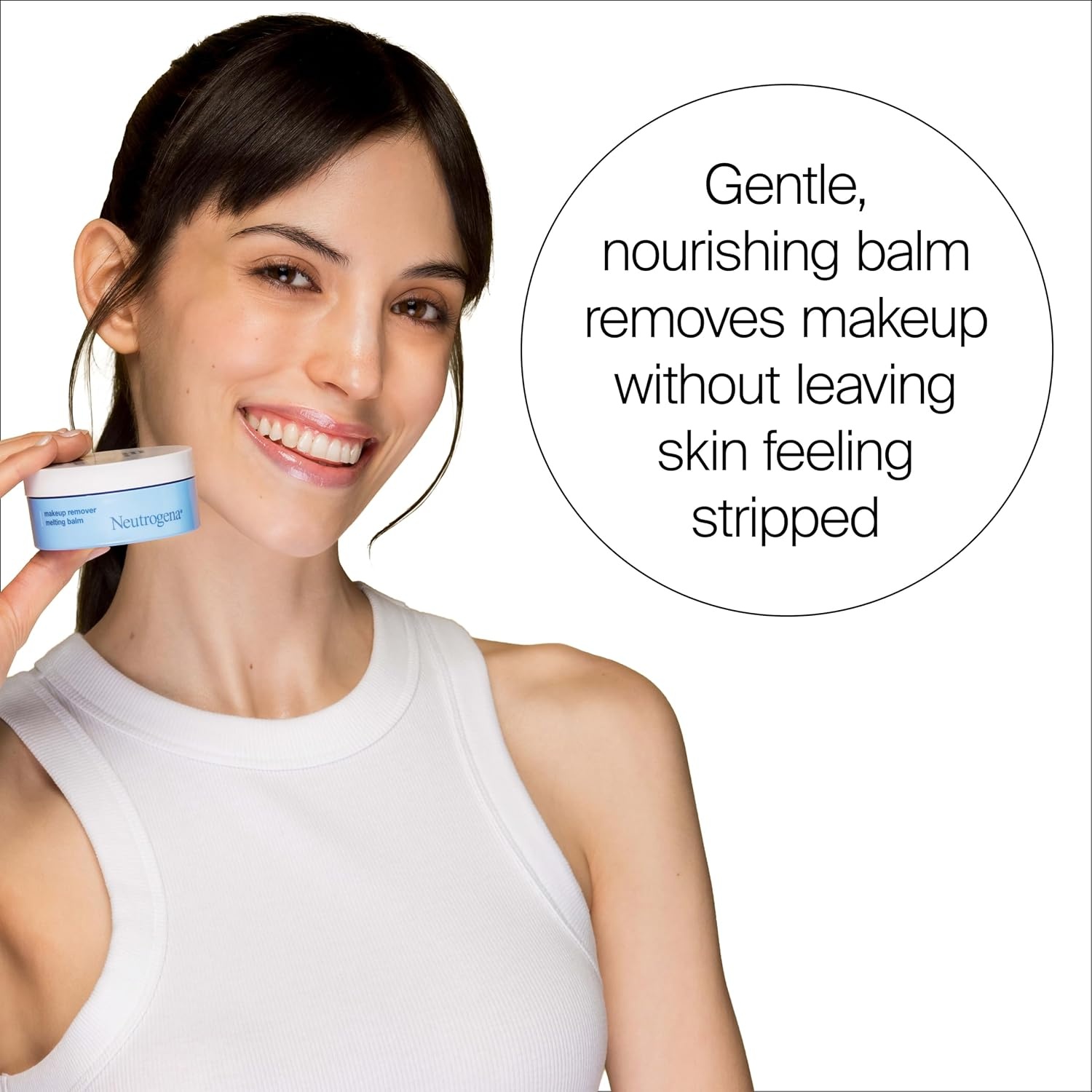 image:imageNeutrogena Makeup Remover Melting Balm with Vitamin E Nourishing and Gentle on Skin Works on Lips Face and Eyes Solid to Oil for Quick Removal FragranceFree TravelFriendly 2 oz2 Ounce Pack of 1