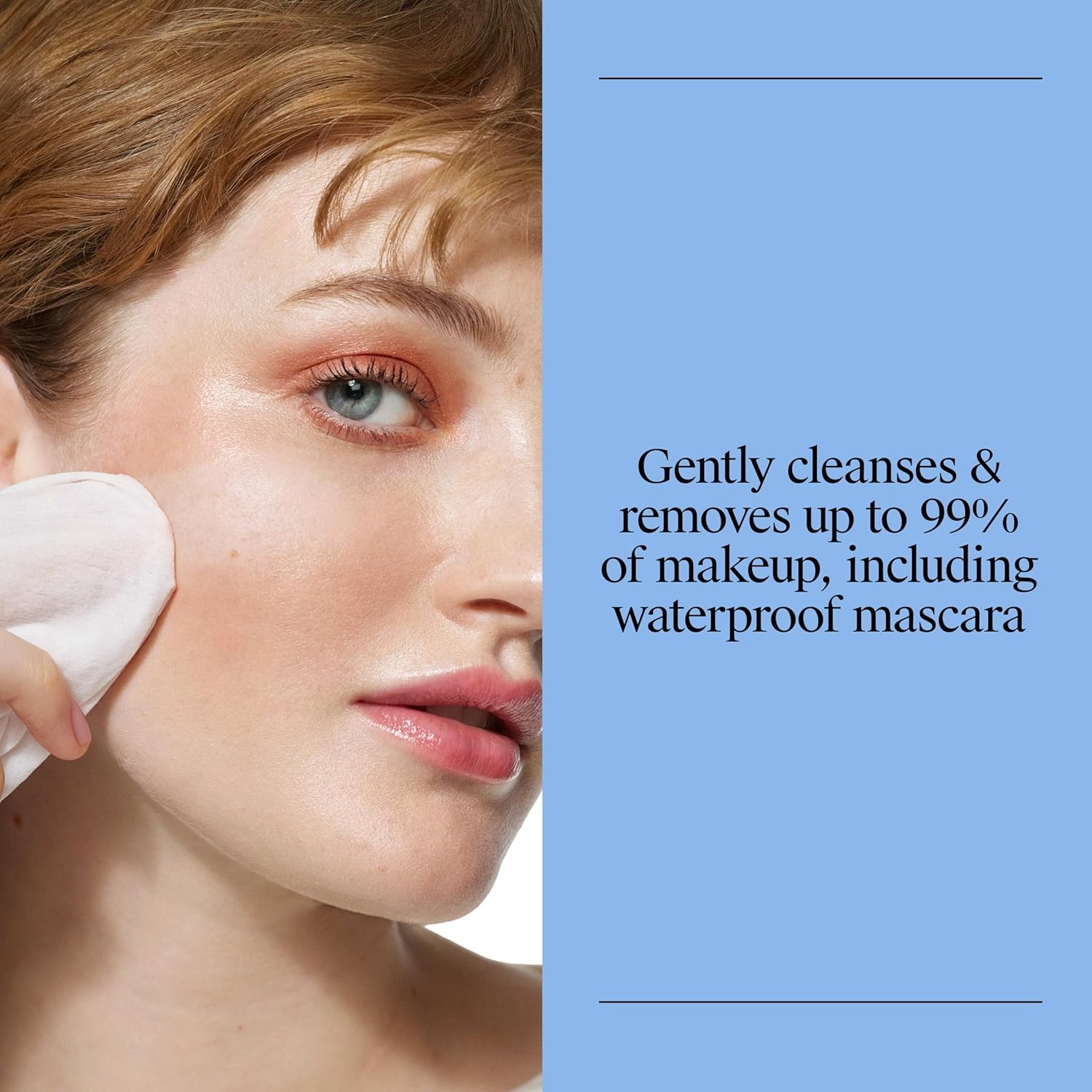 image:imageNeutrogena Makeup Remover Wipes Micellar AlcoholFree Face Towelettes Remove Waterproof Mascara amp Oil Compostable 100 PlantBased Cloth Dermatologist amp Ophthalmologist Tested Twin Pack 2 x 25 ctOriginal