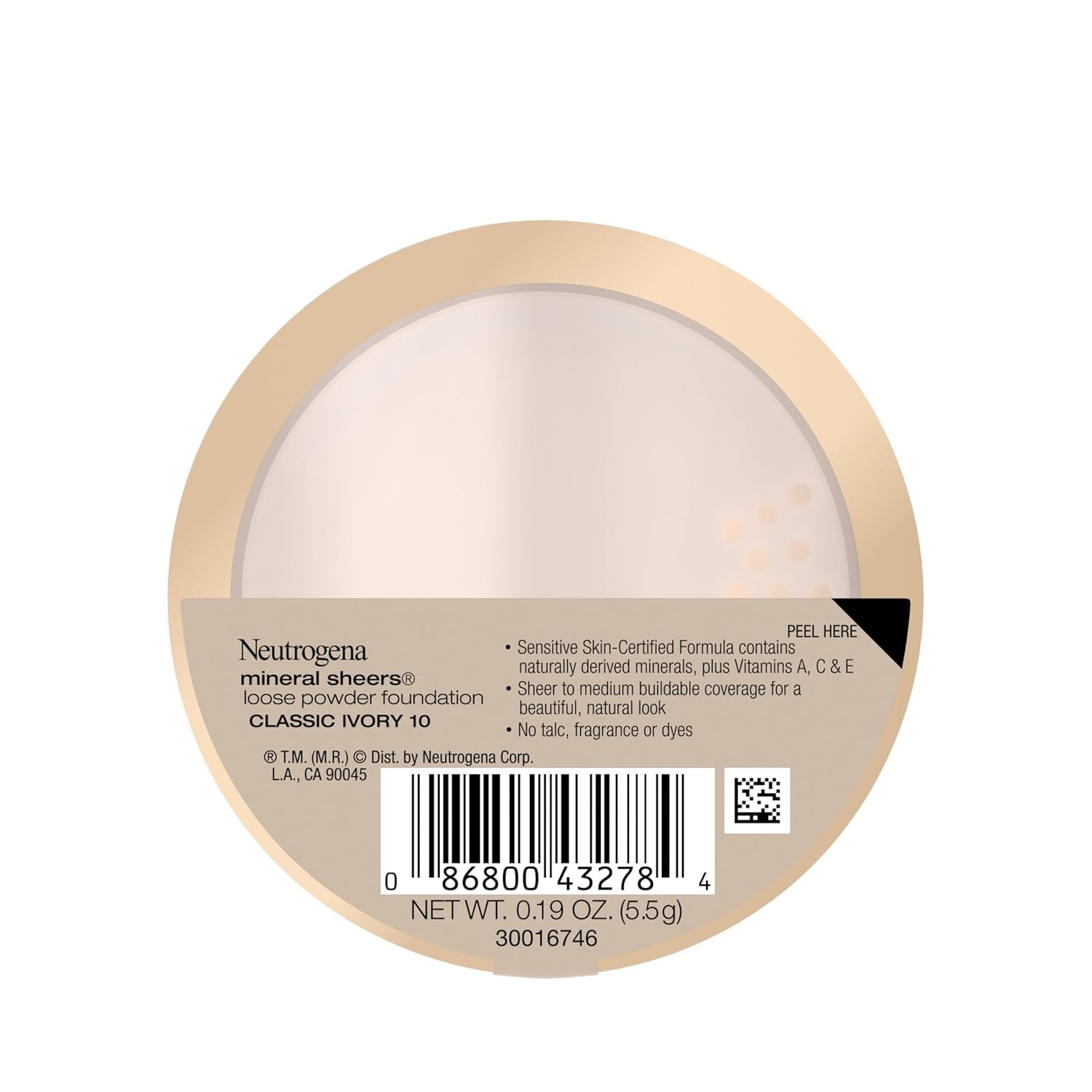 image:imageNeutrogena Mineral Sheers Lightweight Loose Powder Makeup Foundation with Vitamins A C amp E Sheer to Medium Buildable Coverage Skin Tone Enhancer Face Redness Reducer Nude 4019 oz10 Classic Ivory