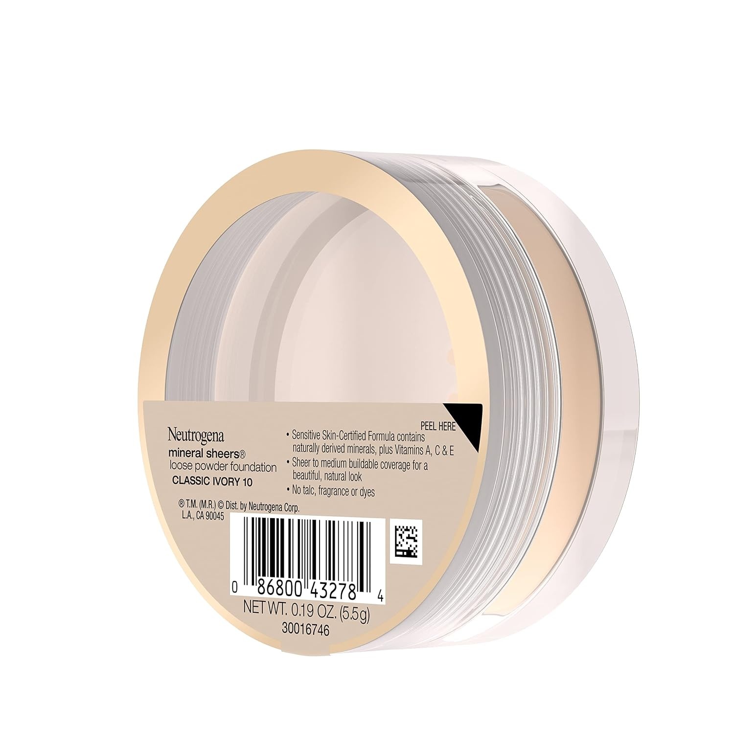image:imageNeutrogena Mineral Sheers Lightweight Loose Powder Makeup Foundation with Vitamins A C amp E Sheer to Medium Buildable Coverage Skin Tone Enhancer Face Redness Reducer Nude 4019 oz10 Classic Ivory