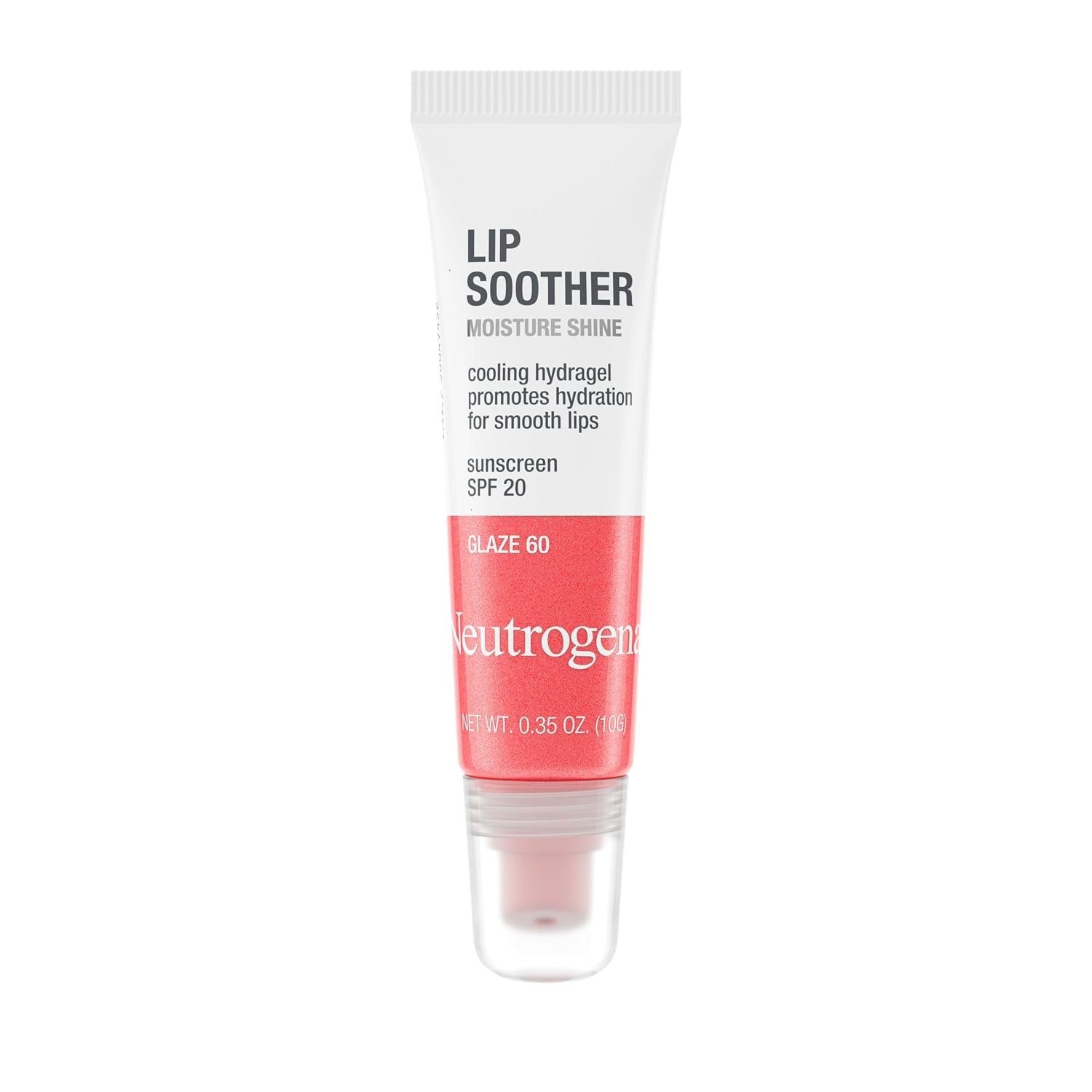 image:imageNeutrogena MoistureShine Lip Soother Gloss with SPF 20 Sun Protection High Gloss Tinted Lip Moisturizer with Hydrating Glycerin amp Soothing Cucumber for Dry Cracked Lips Glaze 6035 oz
