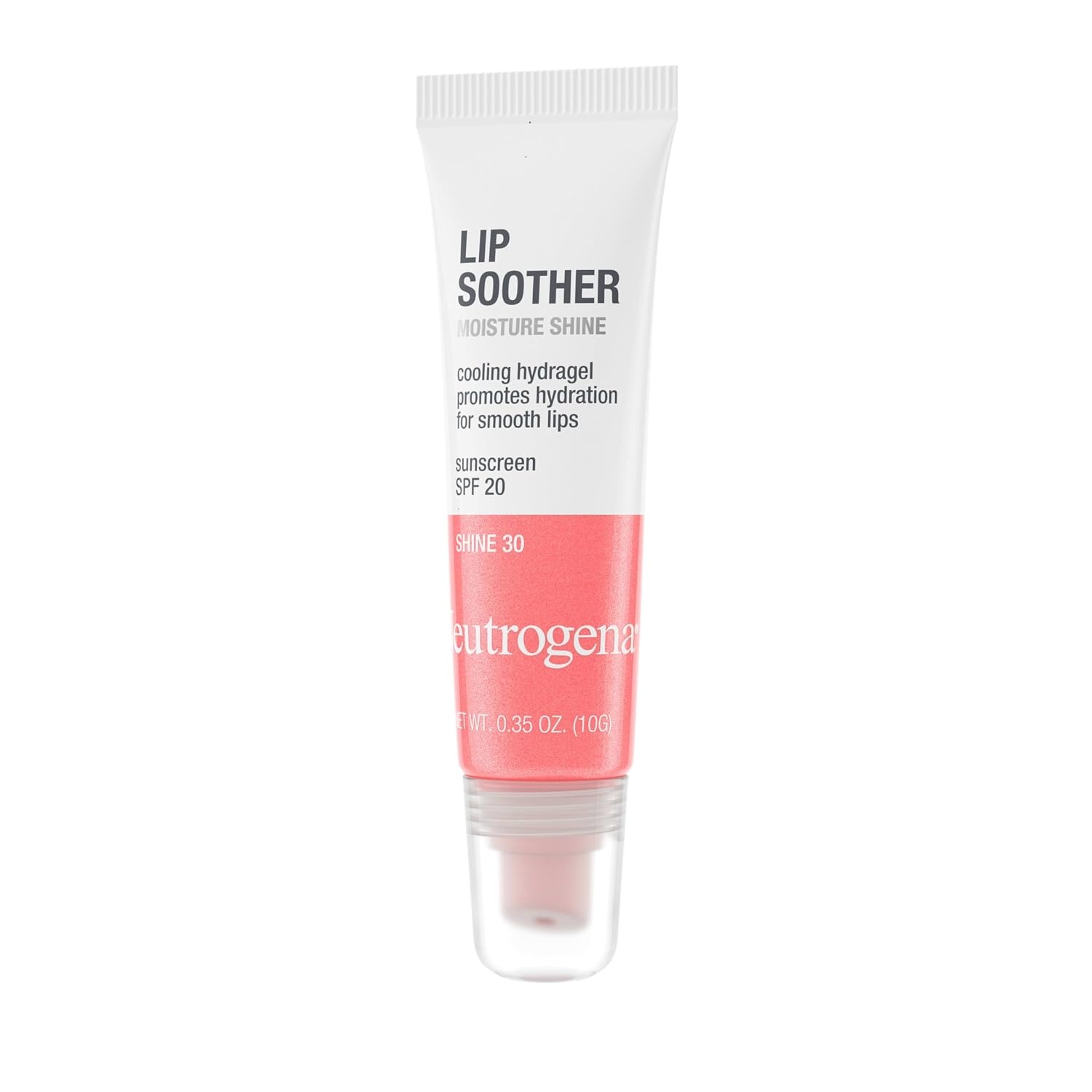 image:imageNeutrogena MoistureShine Lip Soother Gloss with SPF 20 Sun Protection High Gloss Tinted Lip Moisturizer with Hydrating Glycerin amp Soothing Cucumber for Dry Cracked Lips Shine 3035 ozShine