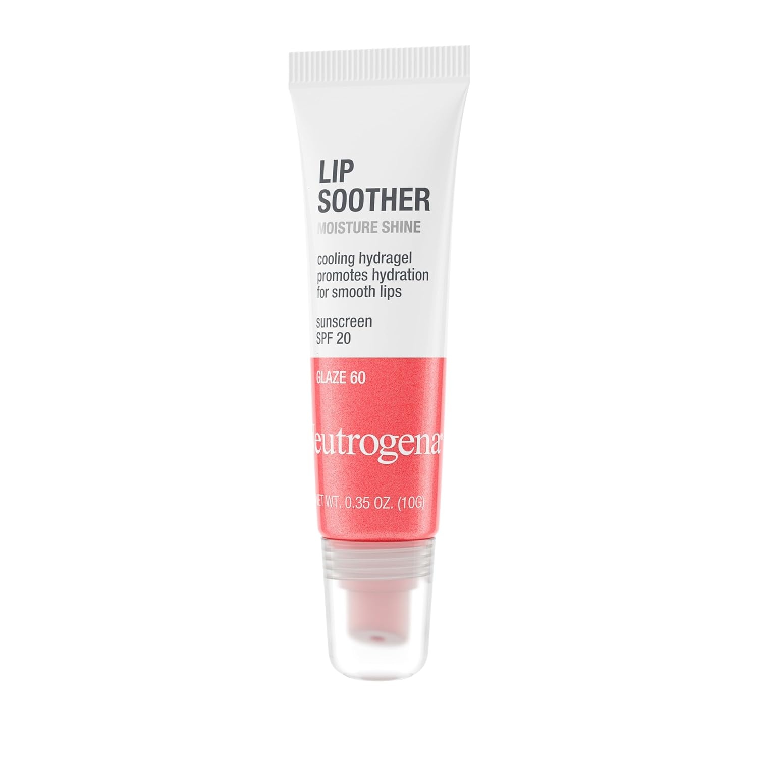 image:imageNeutrogena MoistureShine Lip Soother Gloss with SPF 20 Sun Protection High Gloss Tinted Lip Moisturizer with Hydrating Glycerin amp Soothing Cucumber for Dry Cracked Lips Glaze 6035 oz