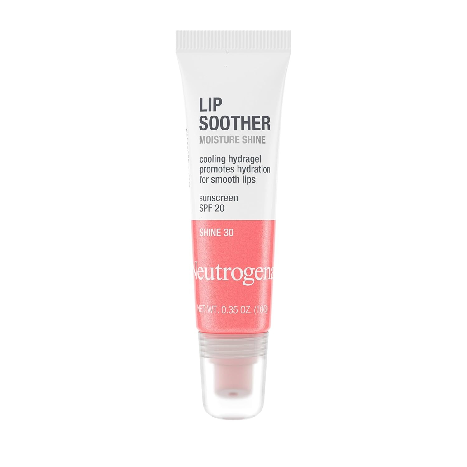 image:imageNeutrogena MoistureShine Lip Soother Gloss with SPF 20 Sun Protection High Gloss Tinted Lip Moisturizer with Hydrating Glycerin amp Soothing Cucumber for Dry Cracked Lips Shine 3035 ozShine