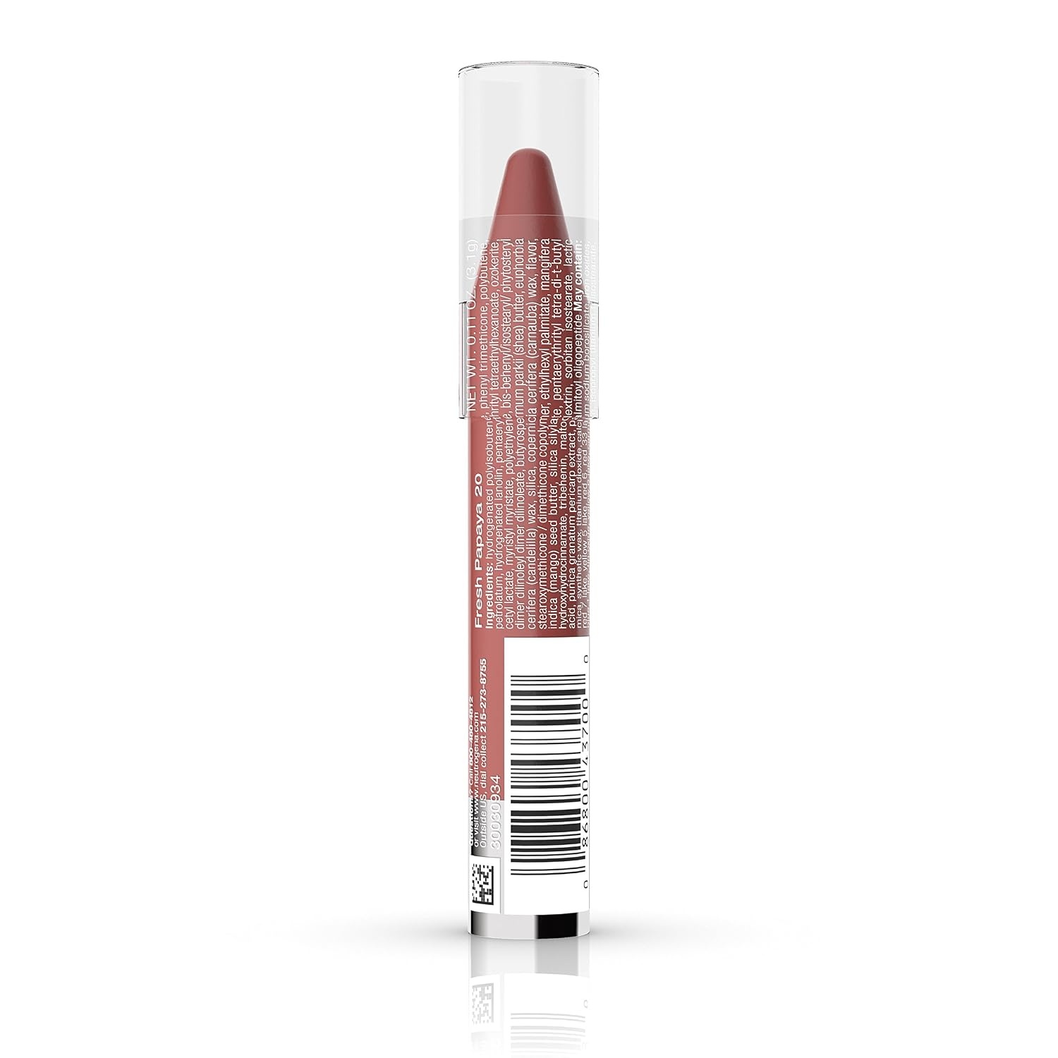 image:imageNeutrogena Moisturesmooth Color Lipstick 70 Plum Perfect 011 Oz020 Fresh Papaya