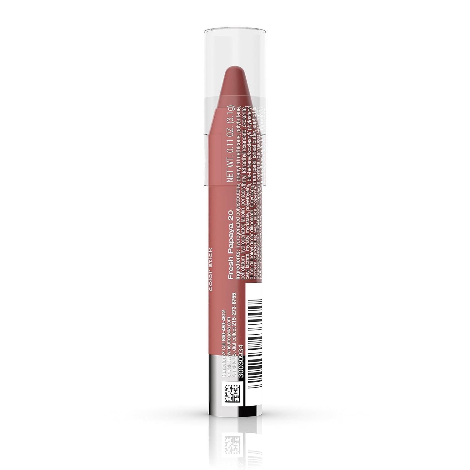 image:imageNeutrogena Moisturesmooth Color Lipstick 70 Plum Perfect 011 Oz020 Fresh Papaya