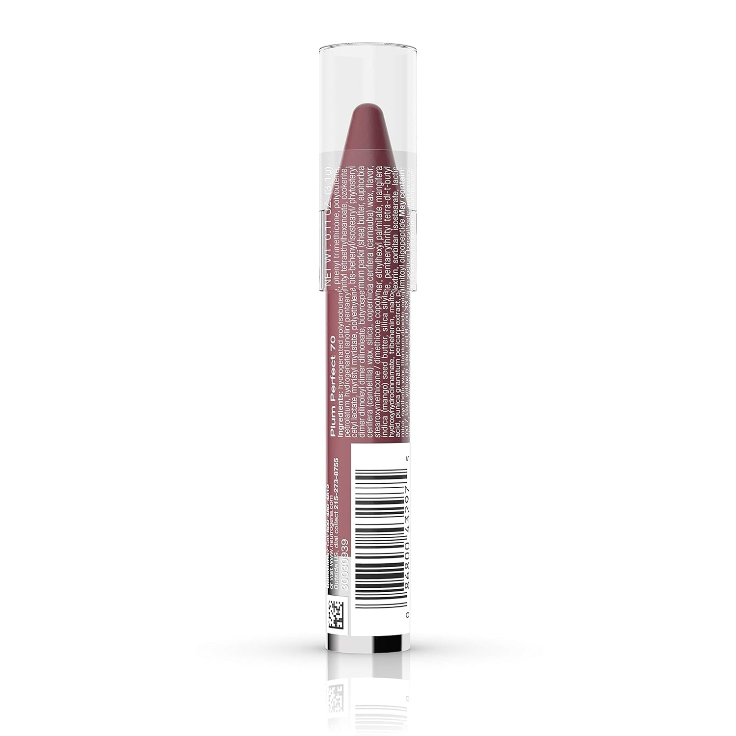 image:imageNeutrogena Moisturesmooth Color Lipstick 70 Plum Perfect 011 Oz070 Plum Perfect