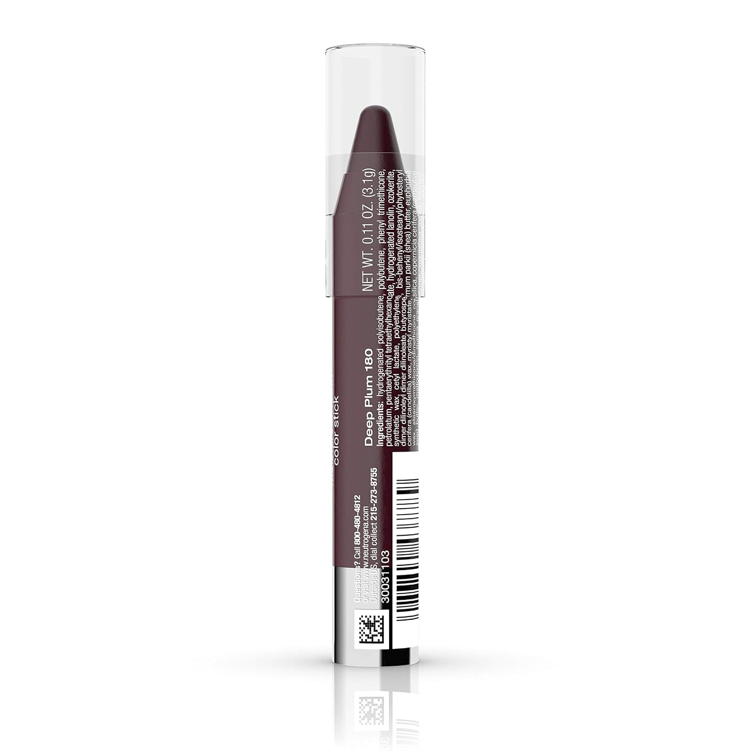 image:imageNeutrogena Moisturesmooth Color Lipstick 70 Plum Perfect 011 Oz180 Deep Plum