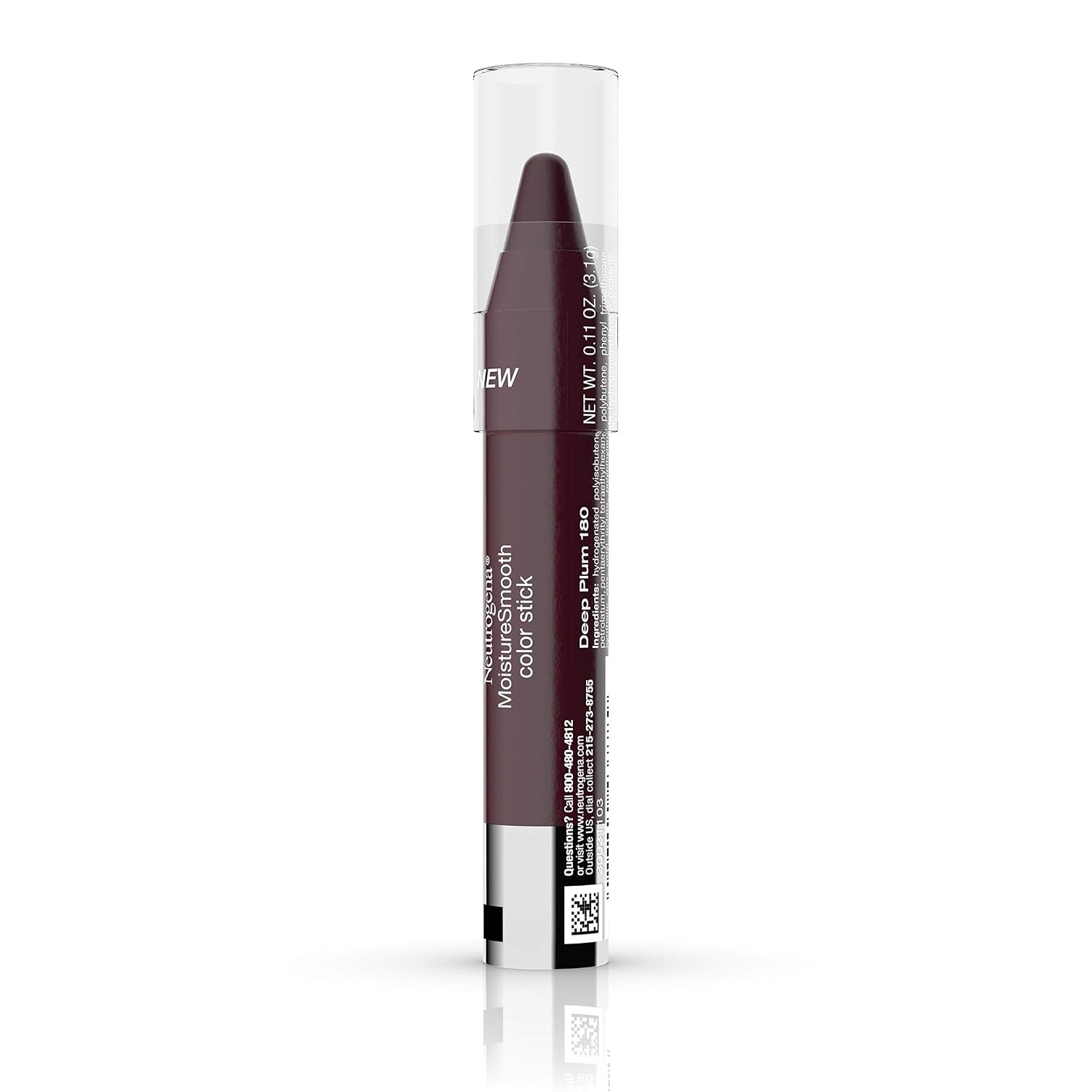 image:imageNeutrogena Moisturesmooth Color Lipstick 70 Plum Perfect 011 Oz180 Deep Plum