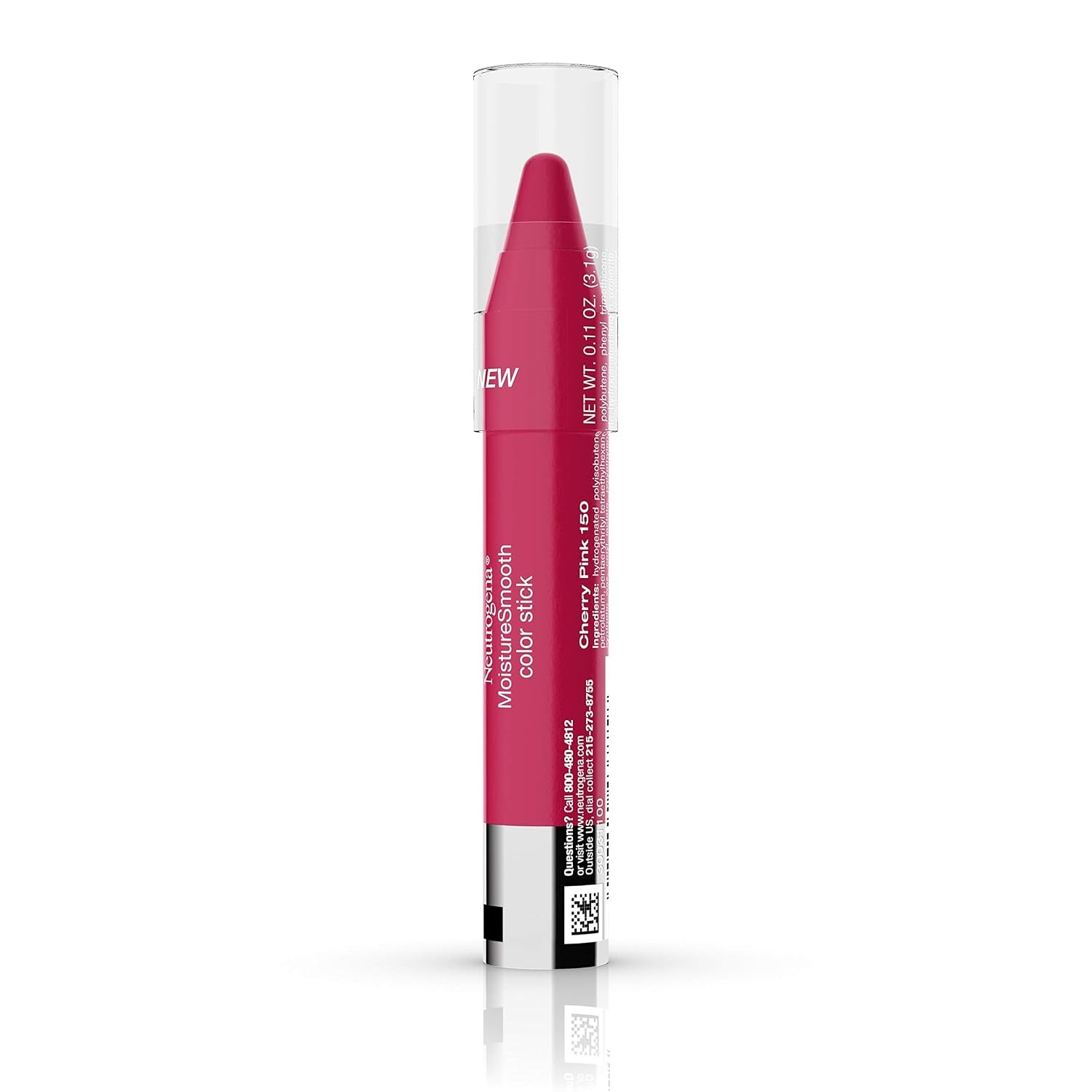 image:imageNeutrogena Moisturesmooth Color Lipstick 70 Plum Perfect 011 OzCherry Pink