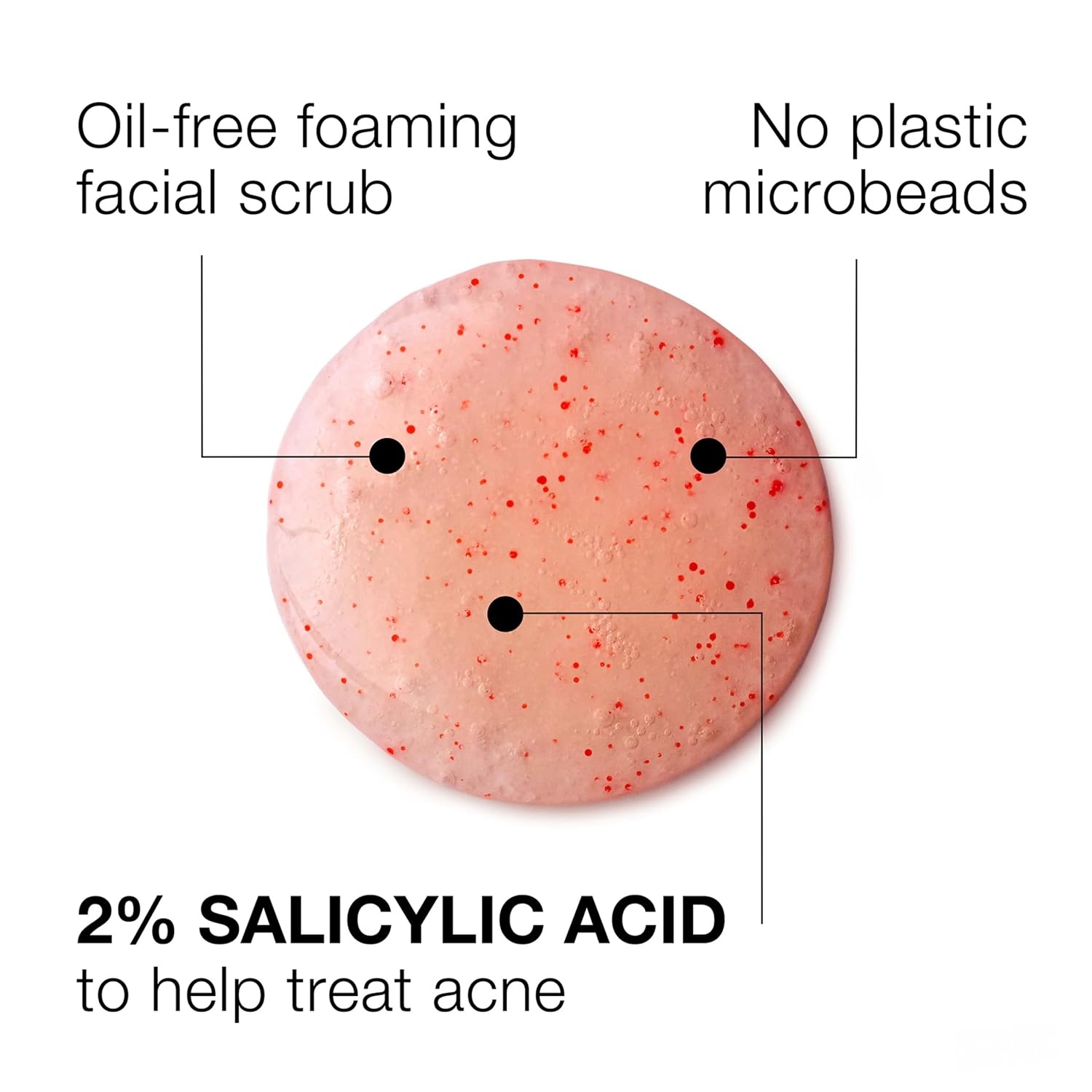 image:imageNeutrogena OilFree Acne Face Wash Pink Grapefruit Foaming Scrub Facial Cleanser with Salicylic Acid for Clear Skin Exfoliating Acne Treatment for Oily Face 67 fl oz 3Pack67 Fl Oz Pack of 3