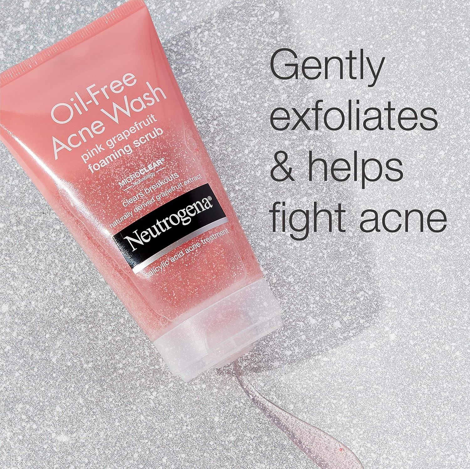 image:imageNeutrogena OilFree Acne Face Wash Pink Grapefruit Foaming Scrub Facial Cleanser with Salicylic Acid for Clear Skin Exfoliating Acne Treatment for Oily Face 67 fl oz 3Pack67 Fl Oz Pack of 1