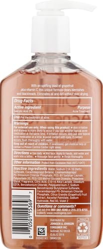 image:imageNeutrogena OilFree Pink Grapefruit Pore Cleansing Acne Wash and Daily Liquid Facial Cleanser with 2 Salicylic Acid Acne Medicine and Vitamin C Twin Pack 91 fl oz 2 PackGrapefruit