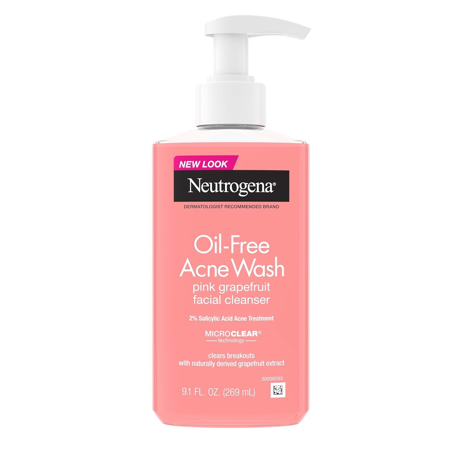 image:imageNeutrogena OilFree Pink Grapefruit Pore Cleansing Acne Wash and Daily Liquid Facial Cleanser with 2 Salicylic Acid Acne Medicine and Vitamin C Twin Pack 91 fl oz 2 PackGrapefruit