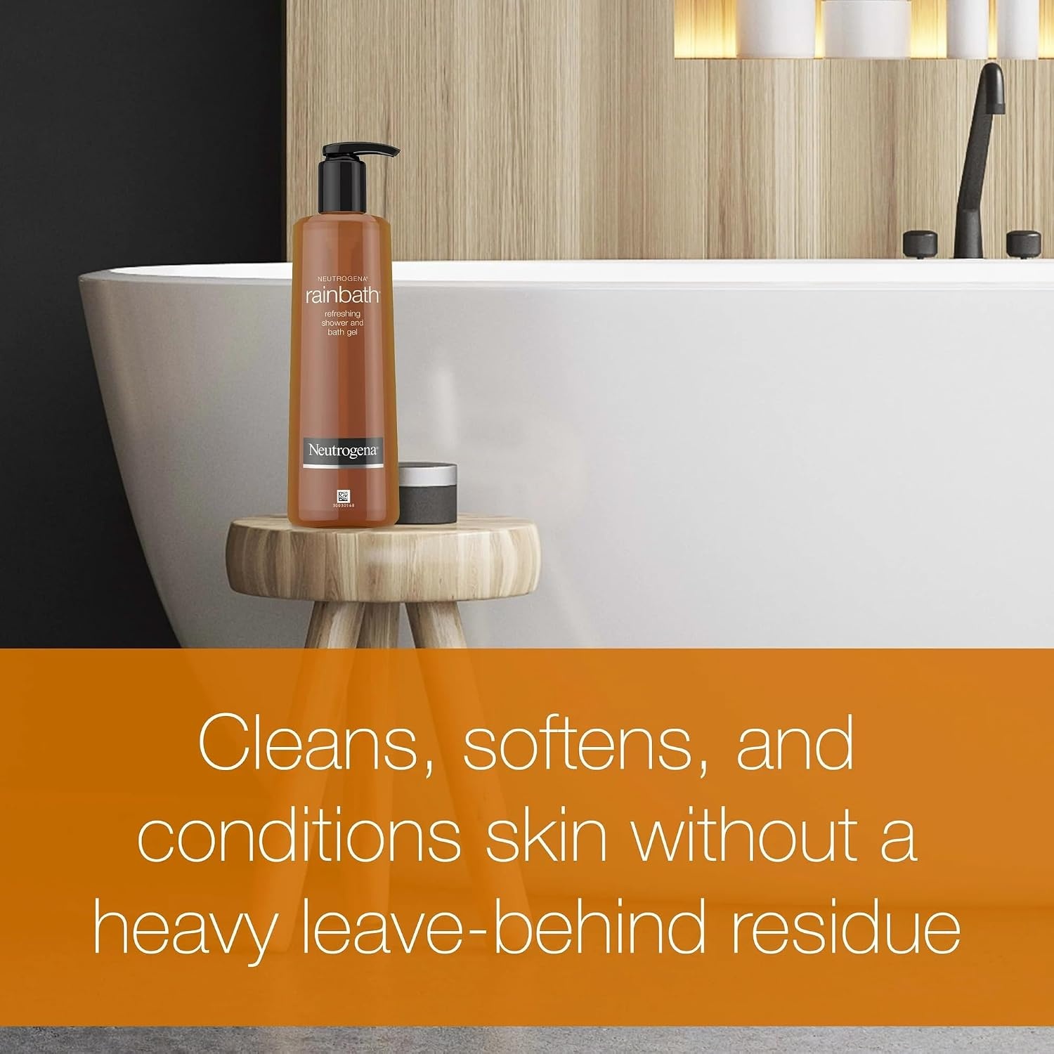 image:imageNeutrogena Rainbath Refreshing and Cleansing Shower and Bath Gel Moisturizing Body Wash and Shaving Gel with Clean Rinsing Lather Original Scent 85 fl oz Pack of 2Original