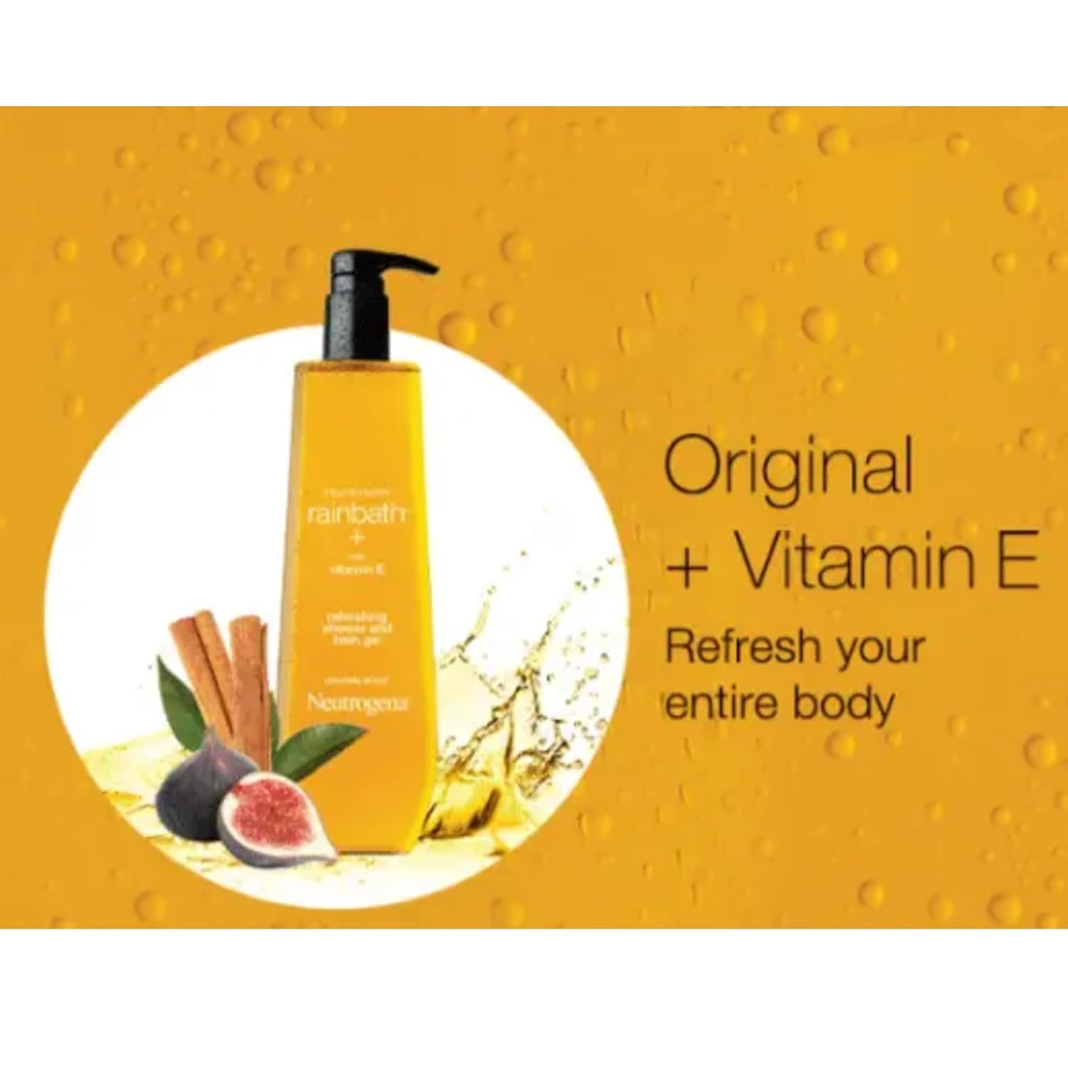 image:imageNeutrogena Rainbath Refreshing and Cleansing Shower and Bath Gel Moisturizing Body Wash and Shaving Gel with Clean Rinsing Lather Original Scent 85 fl oz Pack of 2Spices