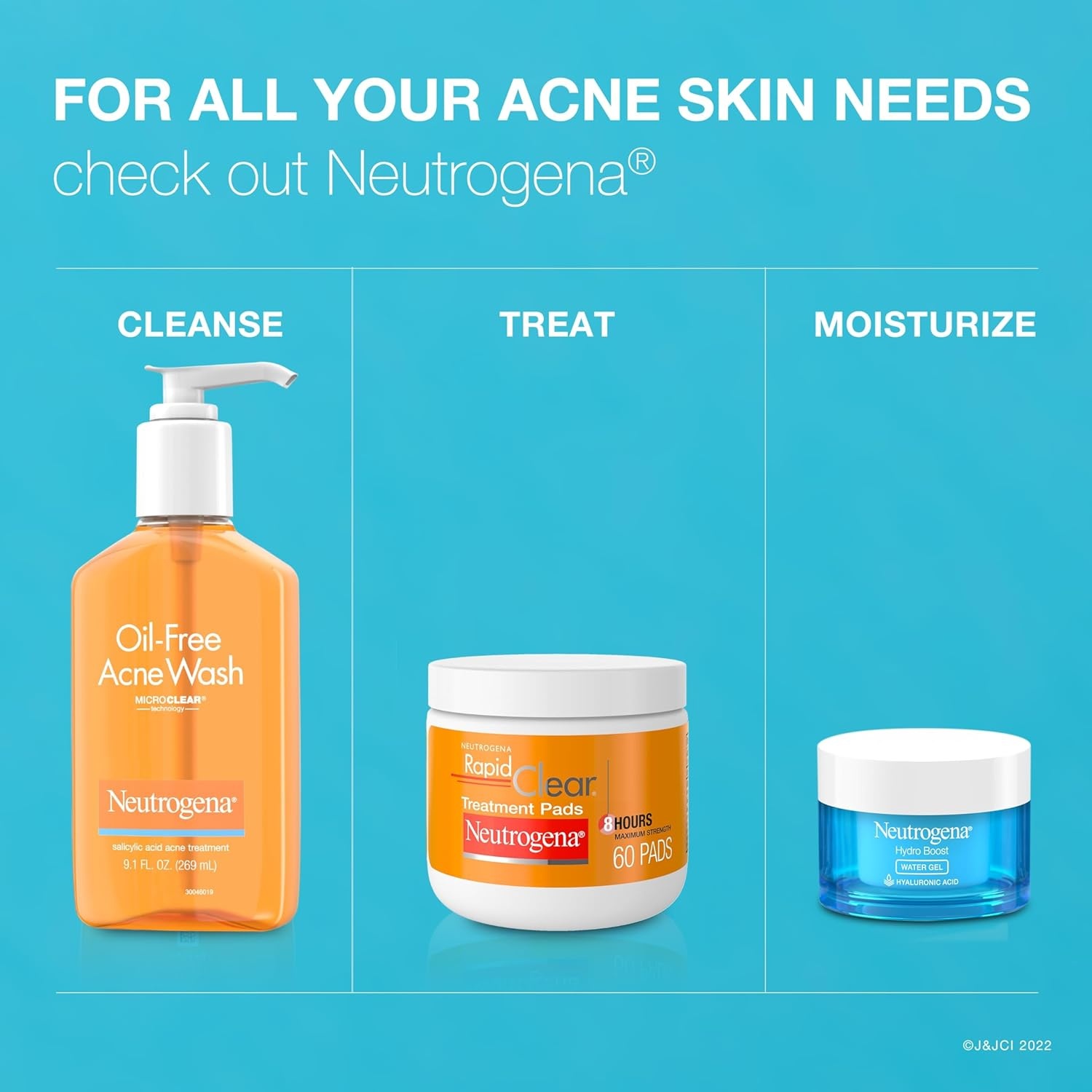 image:imageNeutrogena Rapid Clear Stubborn Acne Spot Treatment Gel with Maximum Strength 10 Benzoyl Peroxide Acne Treatment Medication Pimple Cream for Acne Prone Skin Care 1 oz 2 Pack