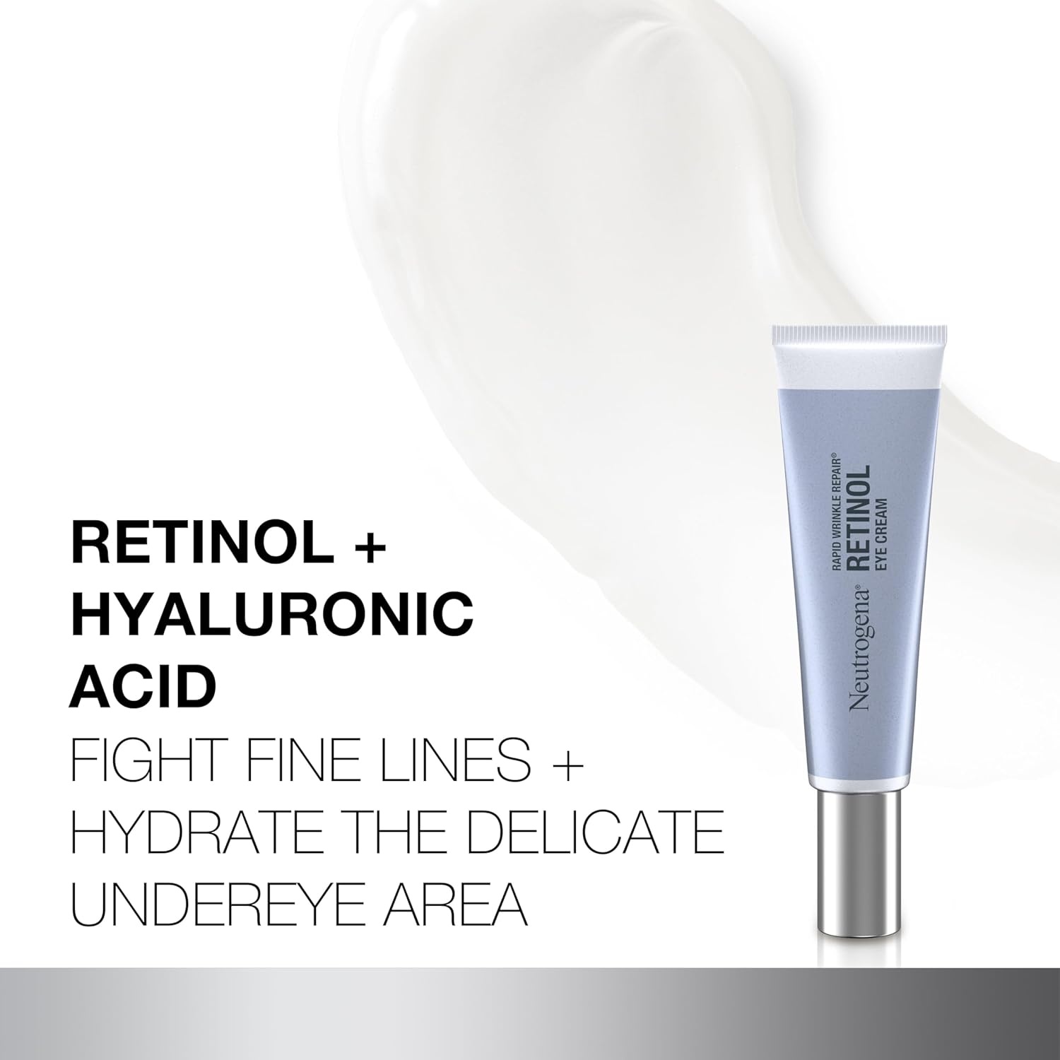 image:imageNeutrogena Rapid Wrinkle Repair Retinol Eye Cream for Dark Circles Daily AntiAging Under Eye Cream with Retinol amp Hyaluronic Acid to Fight Fine Lines Wrinkles amp Dark Spots 05 fl oz05 Fl Oz Pack of 1