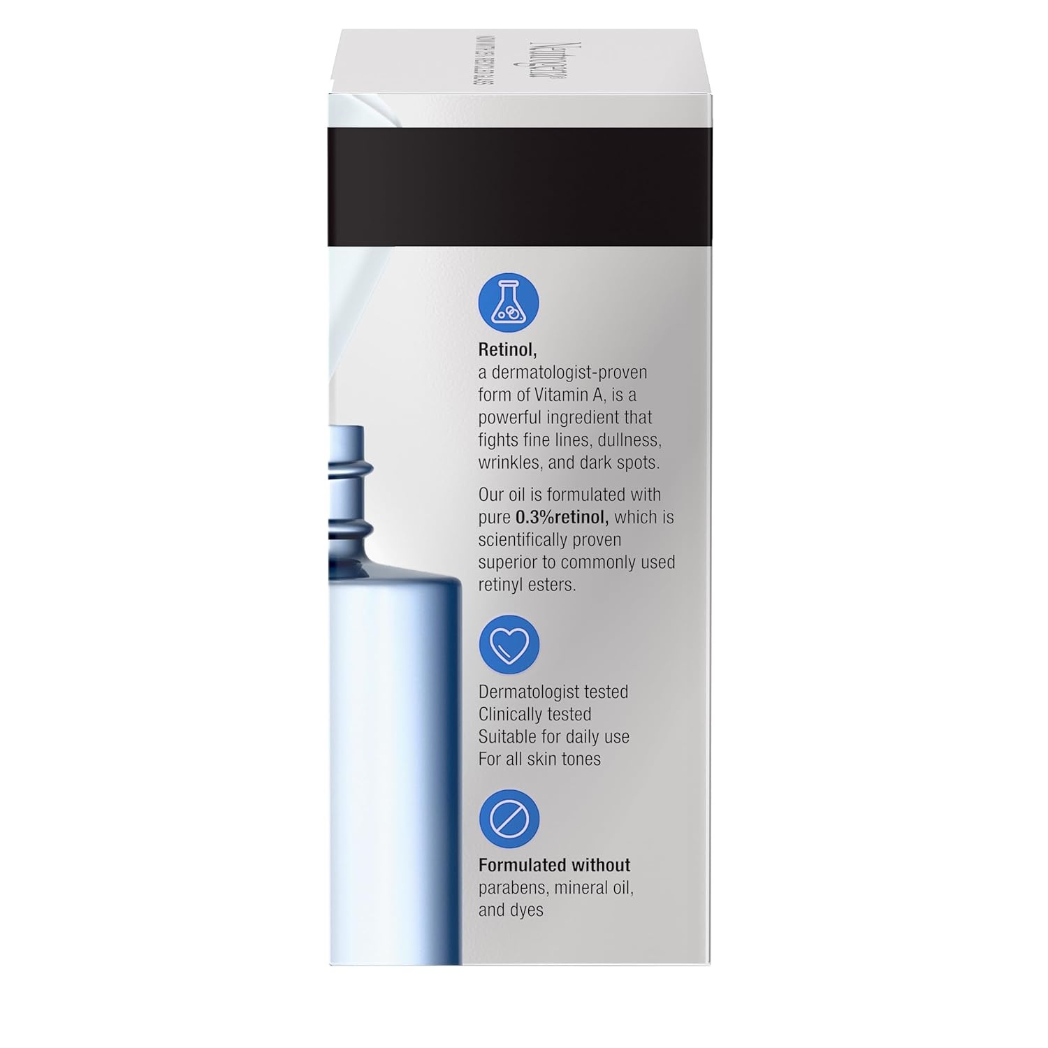 image:imageNeutrogena Rapid Wrinkle Repair Retinol Face Oil Daily AntiAging Face Serum to Fight Fine Lines Deep Wrinkles amp Dark Spots 10 fl oz1 Fl Oz Pack of 1
