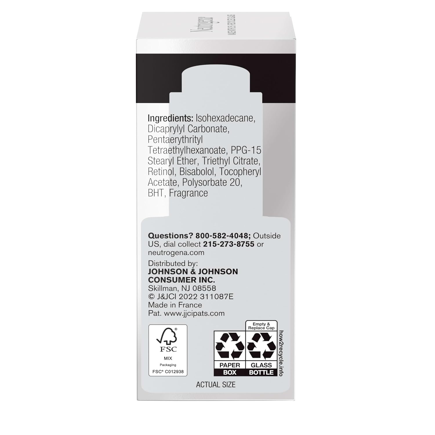 image:imageNeutrogena Rapid Wrinkle Repair Retinol Face Oil Daily AntiAging Face Serum to Fight Fine Lines Deep Wrinkles amp Dark Spots 10 fl oz1 Fl Oz Pack of 2