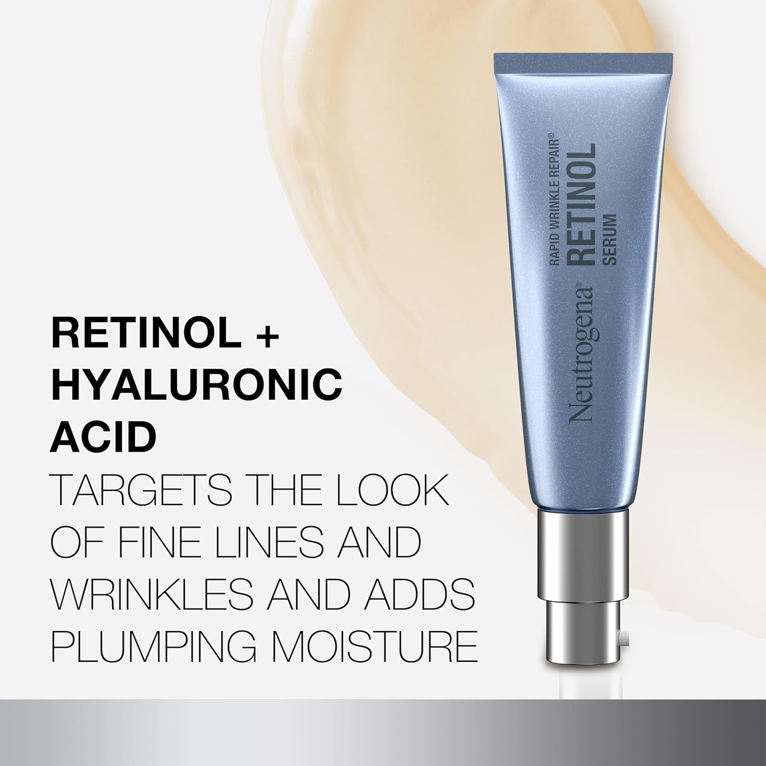image:imageNeutrogena Rapid Wrinkle Repair Retinol Face Serum Daily AntiAging Serum for Face with Retinol amp Hyaluronic Acid to Fight Fine Lines Wrinkles amp Dark Spots 1 fl oz