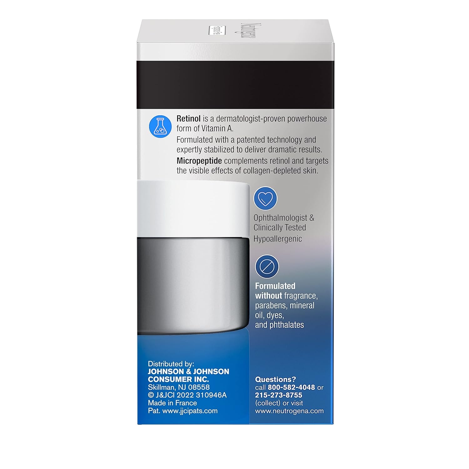 image:imageNeutrogena Rapid Wrinkle Repair Retinol Pro AntiWrinkle Eye Cream Targeted Eye Cream for Wrinkles amp Dark Circles Formulated without Fragrance Dyes Phthalates and Parabens 05 oz05 Ounce Pack of 2
