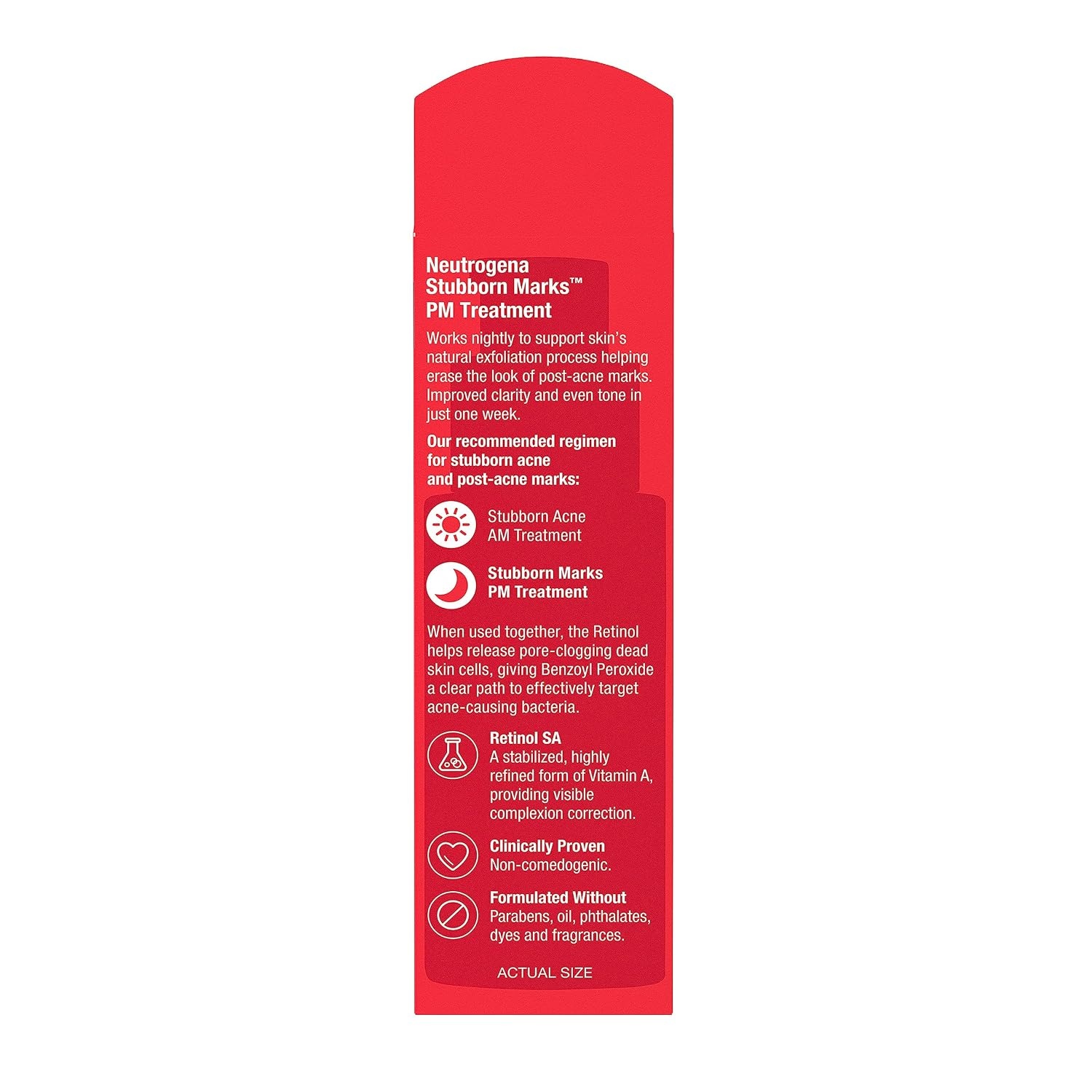 image:imageNeutrogena Retinol SA Stubborn Marks PM Treatment FaceExfoliating Treatment to Help Reverse the Look of PostAcne Marks amp Uneven Skin Tone NonComedogenic PM Treatment unscented 10 Fl Oz
