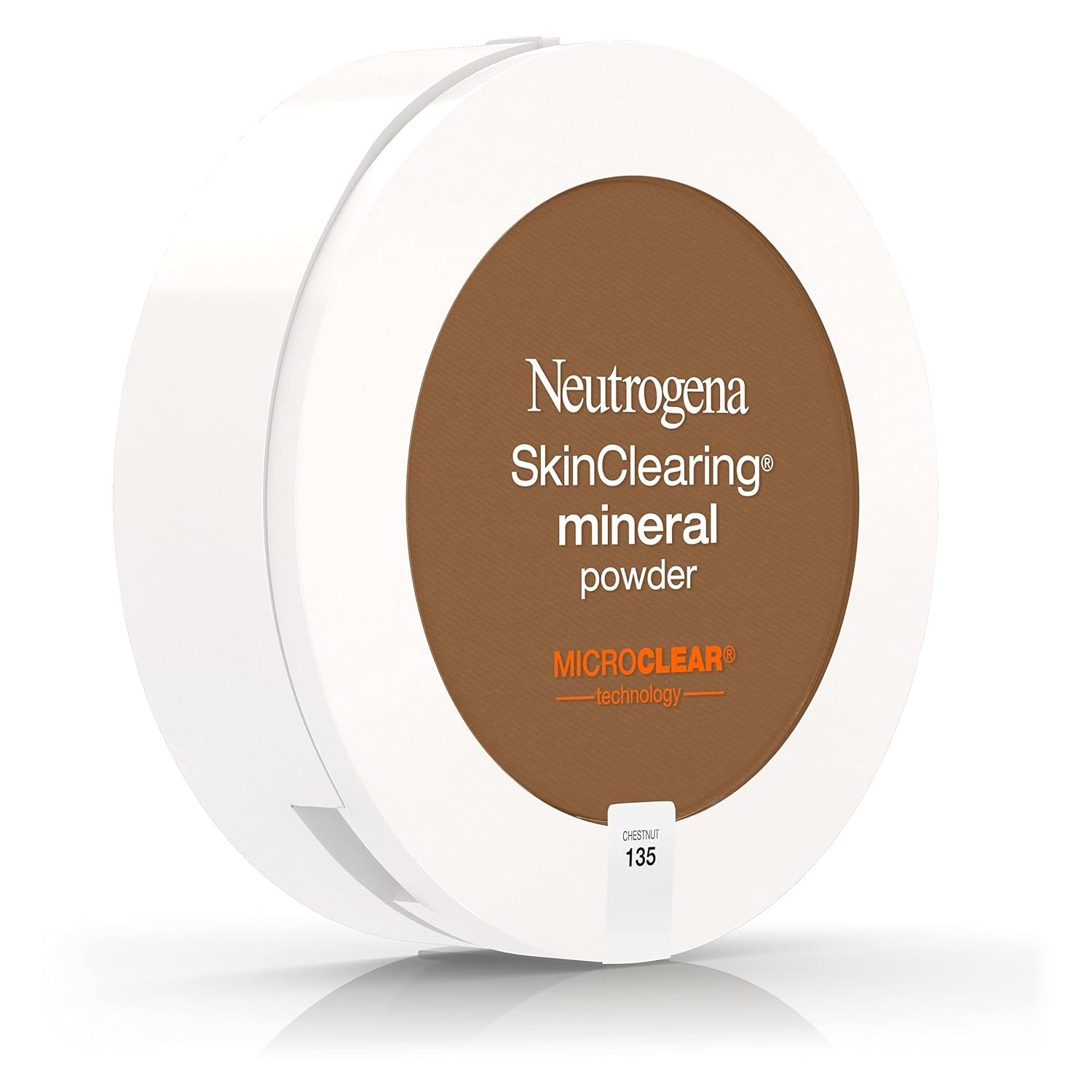 image:imageNeutrogena SkinClearing Pressed Mineral Powder Compact for Acne Prone Skin Oil Absorbing Acne Makeup with Salicylic Acid helps to Cover Treat amp Prevent Breakouts Soft Beige 50 38 oz135 Chestnut