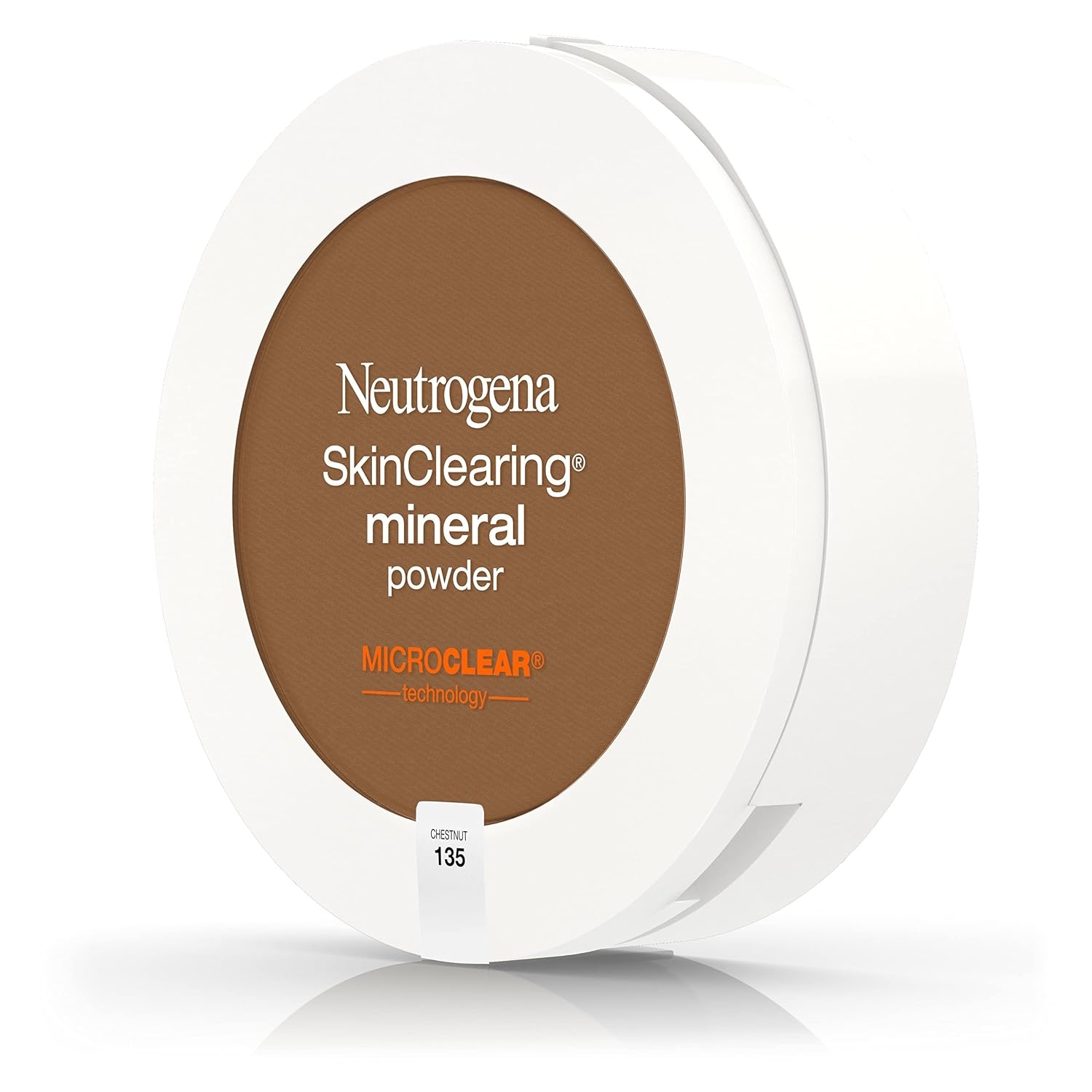 image:imageNeutrogena SkinClearing Pressed Mineral Powder Compact for Acne Prone Skin Oil Absorbing Acne Makeup with Salicylic Acid helps to Cover Treat amp Prevent Breakouts Soft Beige 50 38 oz135 Chestnut