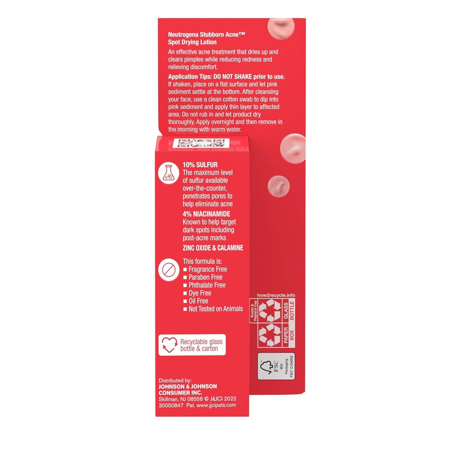 image:imageNeutrogena Stubborn Acne Spot Drying Lotion FragranceFree Sulfur Acne Treatment Clears Acne By Drying Up amp Shrinking Pimples Paraben amp OilFree 10 Sulfur amp 4 Niacinamide 10 fl oz