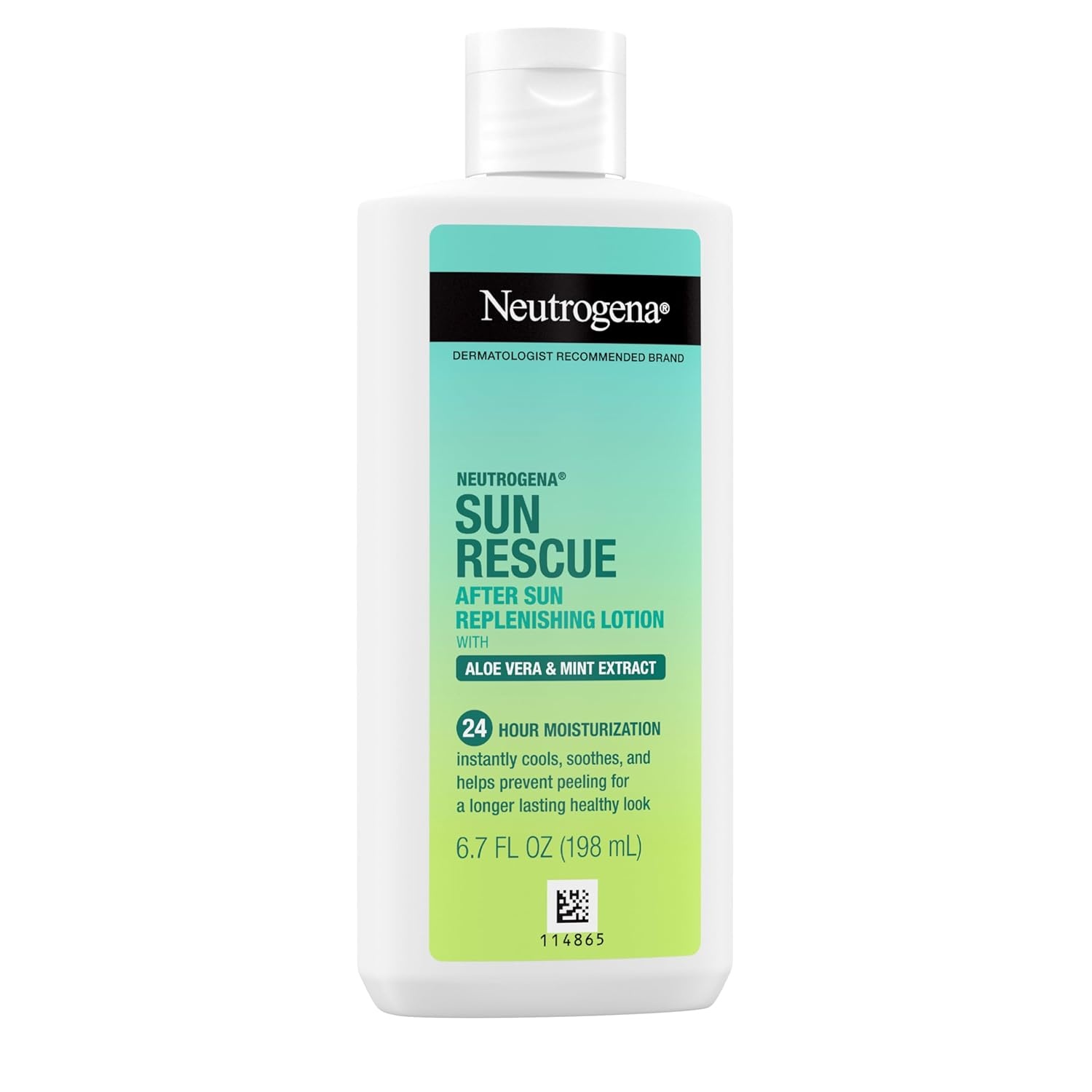 image:imageNeutrogena Sun Rescue After Sun Replenishing Lotion with Aloe Vera Mint Extract amp Vitamin E 24Hour Moisture for Healthy Glow for Sensitive Skin Vegan NonComedogenic Lotion 67 ozReplenishing Lotion