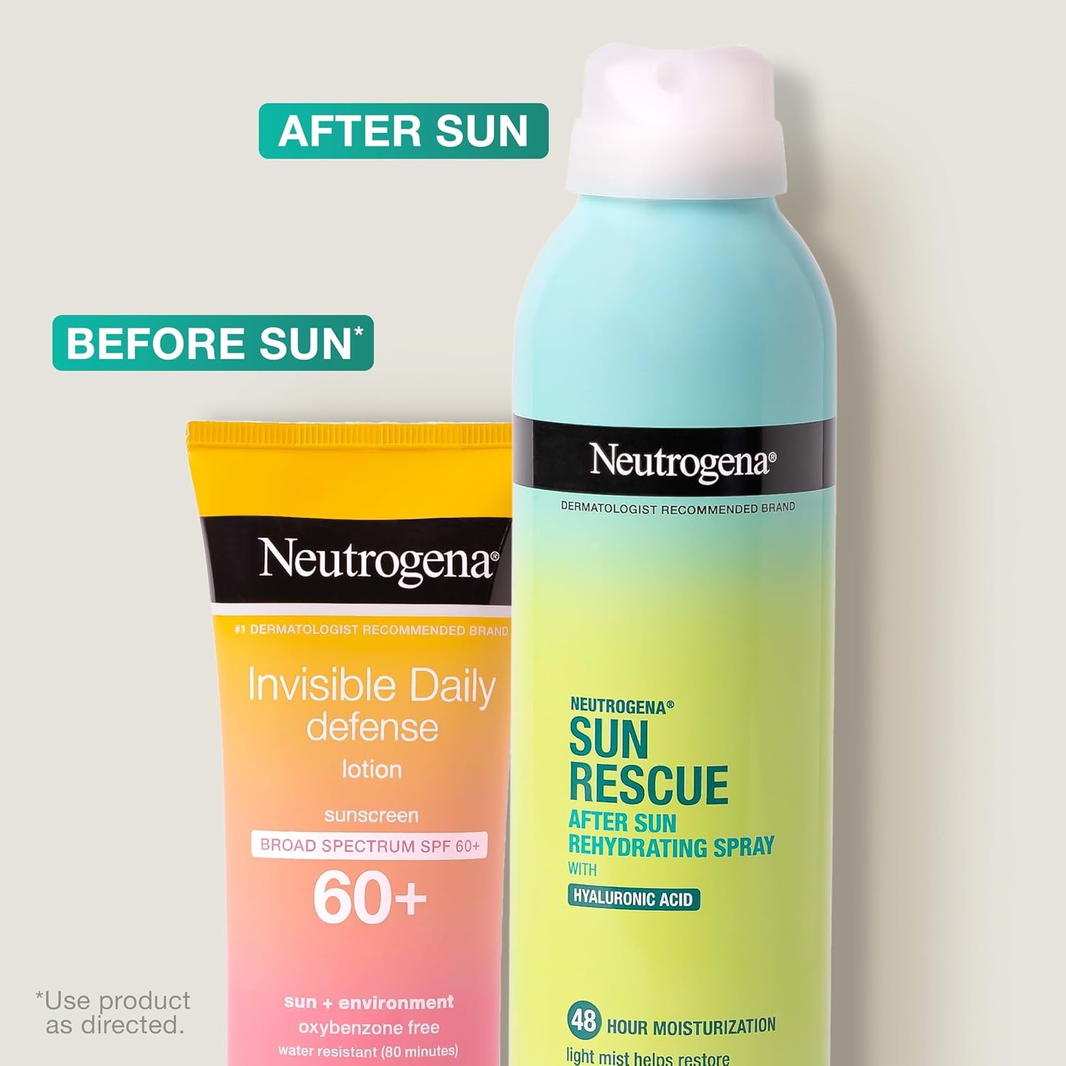 image:imageNeutrogena Sun Rescue After Sun Replenishing Lotion with Aloe Vera Mint Extract amp Vitamin E 24Hour Moisture for Healthy Glow for Sensitive Skin Vegan NonComedogenic Lotion 67 ozBody Mist