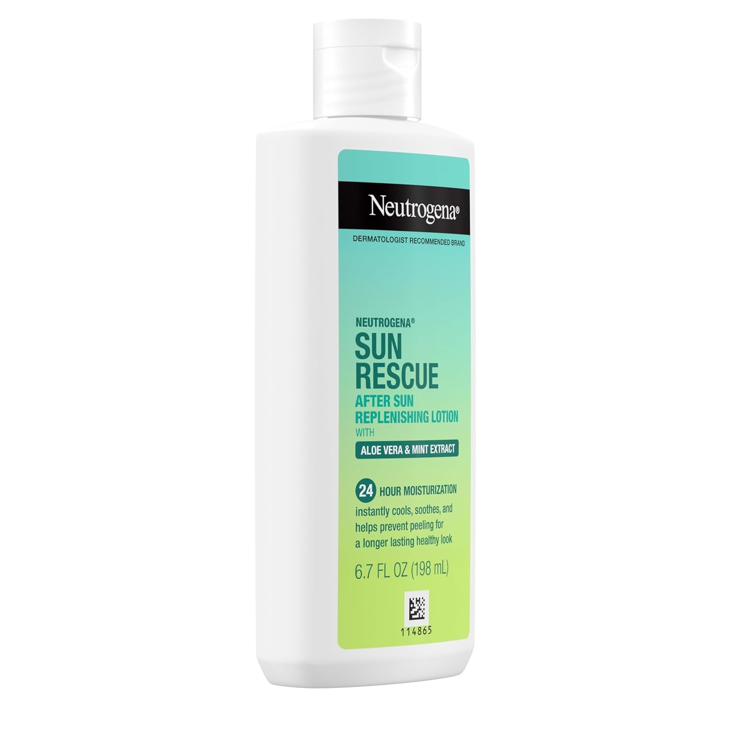 image:imageNeutrogena Sun Rescue After Sun Replenishing Lotion with Aloe Vera Mint Extract amp Vitamin E 24Hour Moisture for Healthy Glow for Sensitive Skin Vegan NonComedogenic Lotion 67 ozReplenishing Lotion