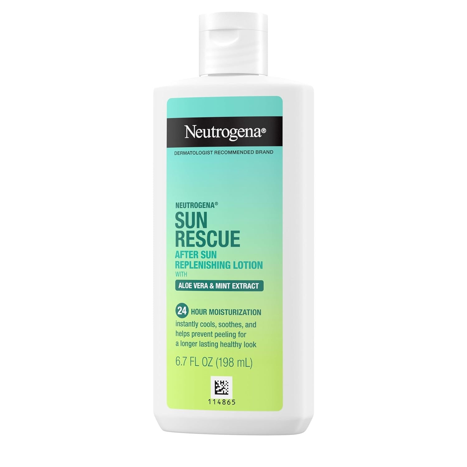 image:imageNeutrogena Sun Rescue After Sun Replenishing Lotion with Aloe Vera Mint Extract amp Vitamin E 24Hour Moisture for Healthy Glow for Sensitive Skin Vegan NonComedogenic Lotion 67 ozReplenishing Lotion
