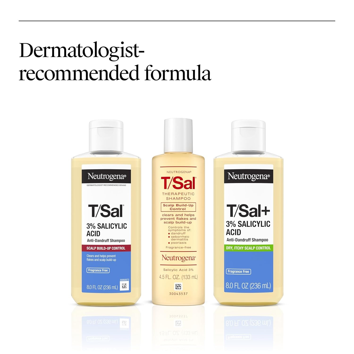 image:imageNeutrogena TSal 3 Salicylic Acid AntiDandruff Shampoo 8 fl oz