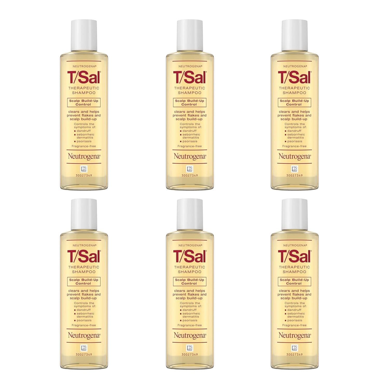 image:imageNeutrogena TSal Therapeutic Dandruff Shampoo Scalp BuildUp Control 3 Salicylic AcidPsoriasis Treatment Seborrheic Dermatitis Shampoo Clears Flakes Fragrance Free 45 fl ozUnflavored