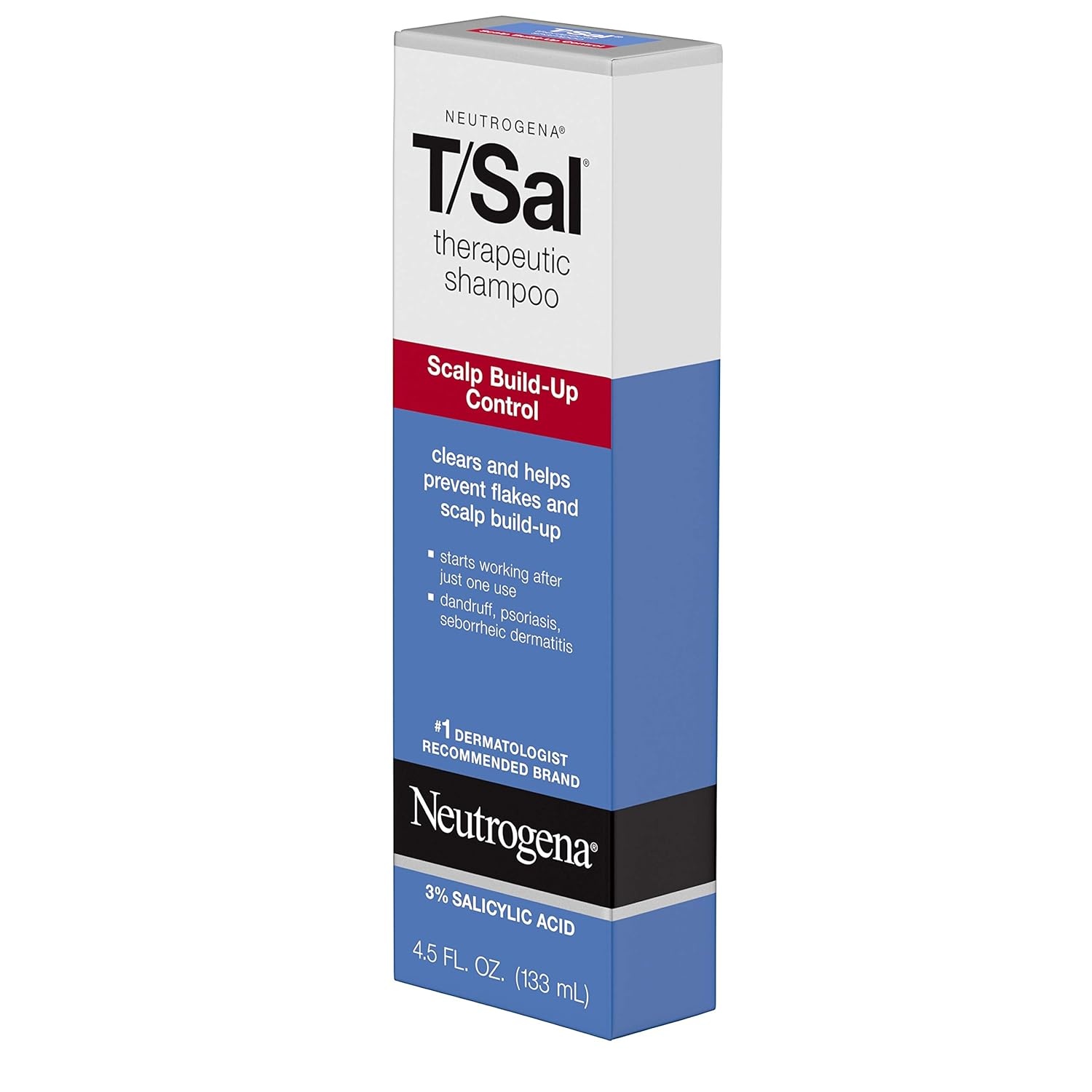 image:imageNeutrogena TSal Therapeutic Dandruff Shampoo Scalp BuildUp Control 3 Salicylic AcidPsoriasis Treatment Seborrheic Dermatitis Shampoo Clears Flakes Fragrance Free 45 fl ozUnflavored