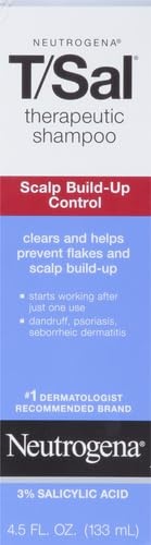 image:imageNeutrogena TSal Therapeutic Dandruff Shampoo Scalp BuildUp Control 3 Salicylic AcidPsoriasis Treatment Seborrheic Dermatitis Shampoo Clears Flakes Fragrance Free 45 fl ozUnflavored
