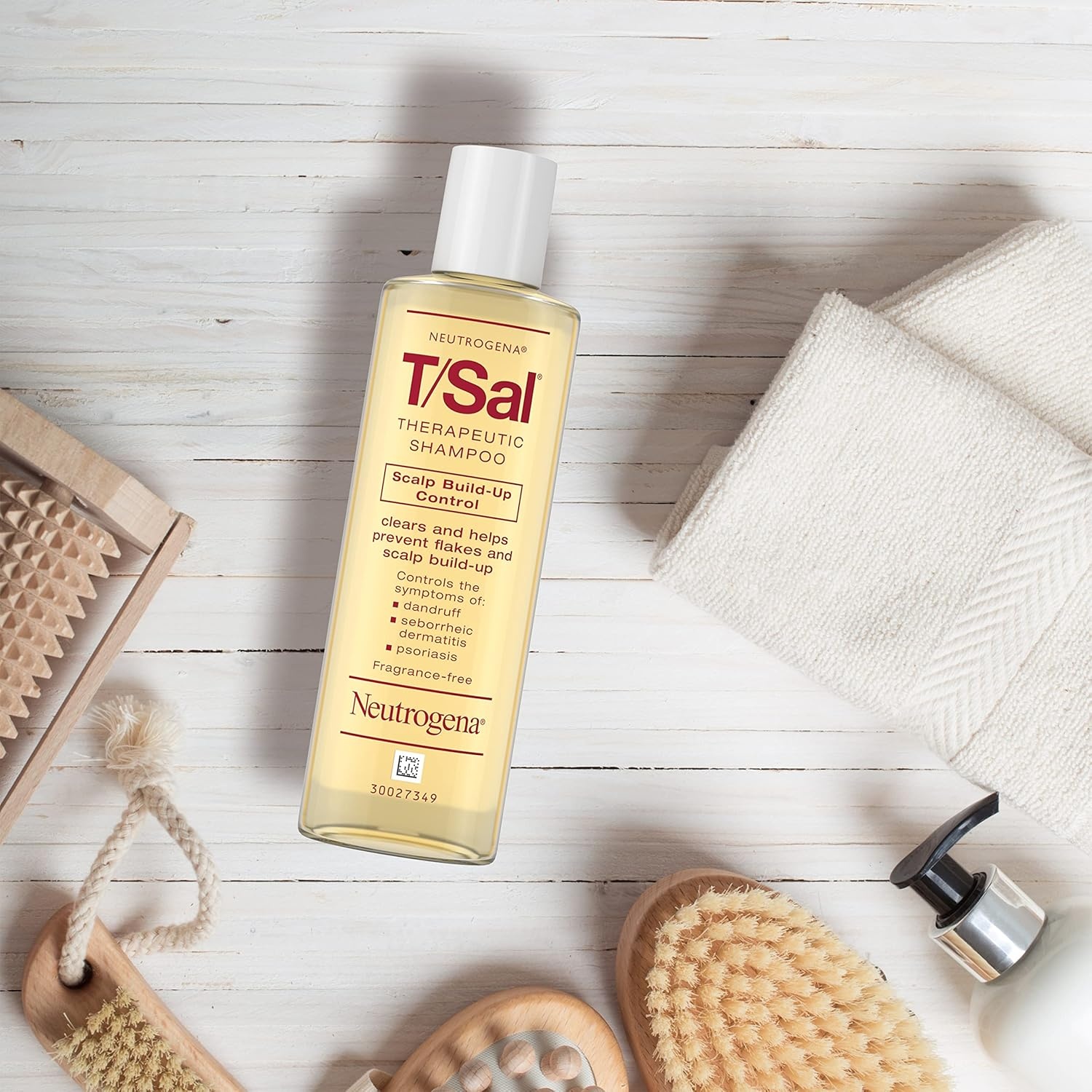 image:imageNeutrogena TSal Therapeutic Dandruff Shampoo Scalp BuildUp Control 3 Salicylic AcidPsoriasis Treatment Seborrheic Dermatitis Shampoo Clears Flakes Fragrance Free 45 fl ozUnflavored