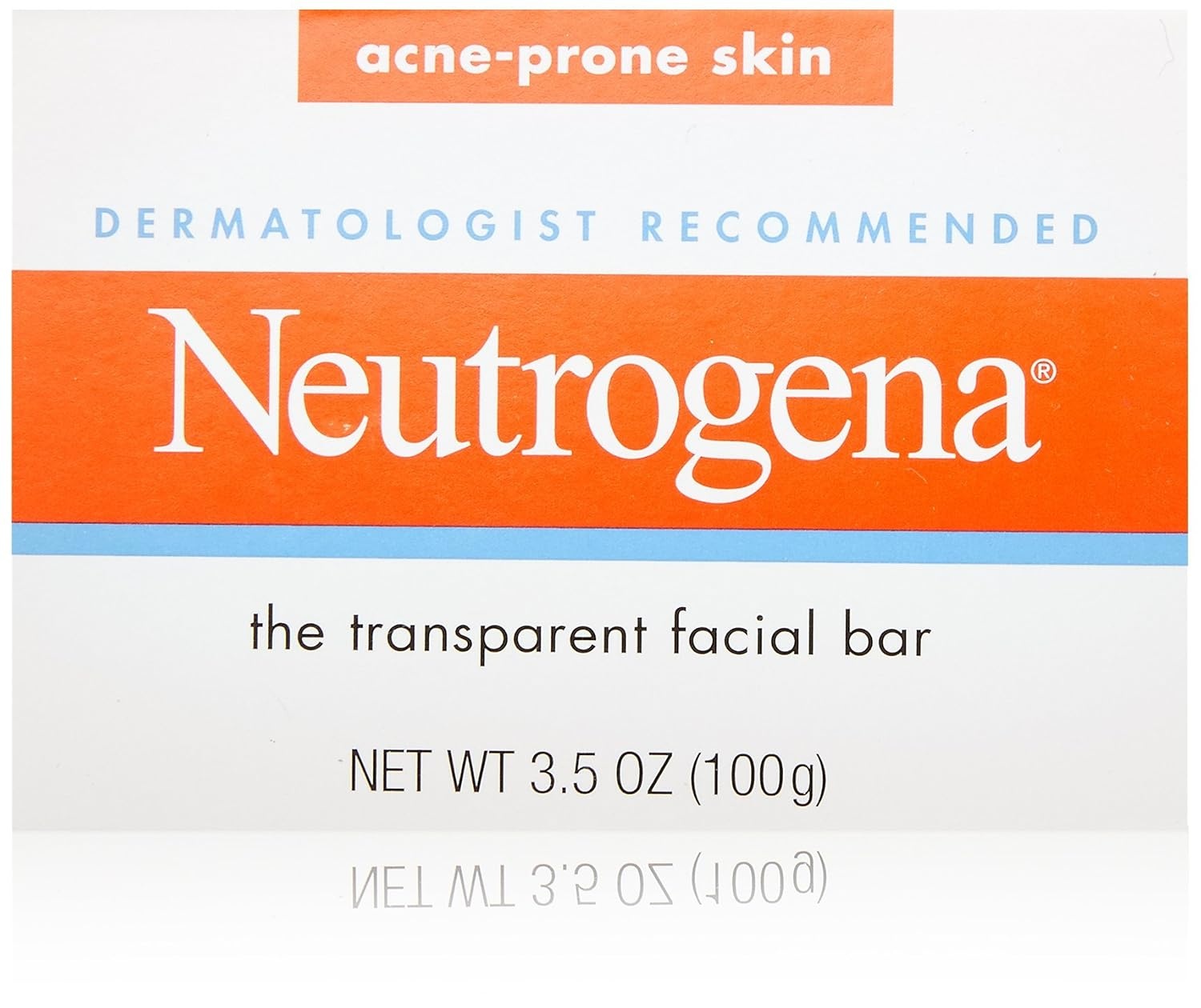 image:imageNeutrogena Transparent Facial Bars AcneProne Skin Formula 35 Ounce Pack of 8Scented