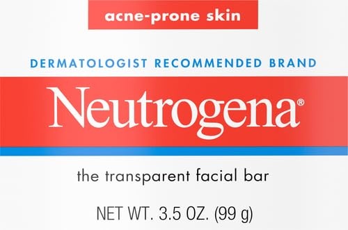 image:imageNeutrogena Transparent Facial Bars AcneProne Skin Formula 35 Ounce Pack of 8Scented