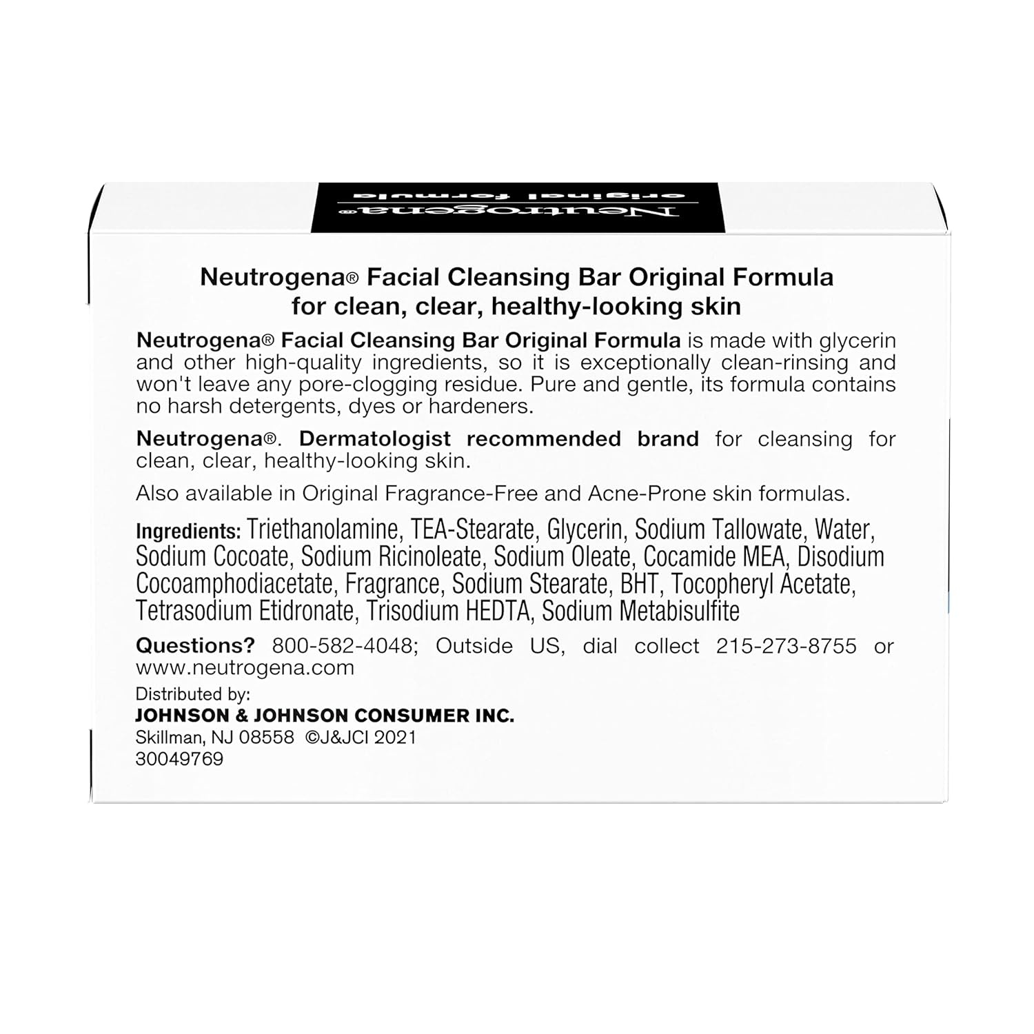 image:imageNeutrogena Transparent Facial Bars AcneProne Skin Formula 35 Ounce Pack of 8original