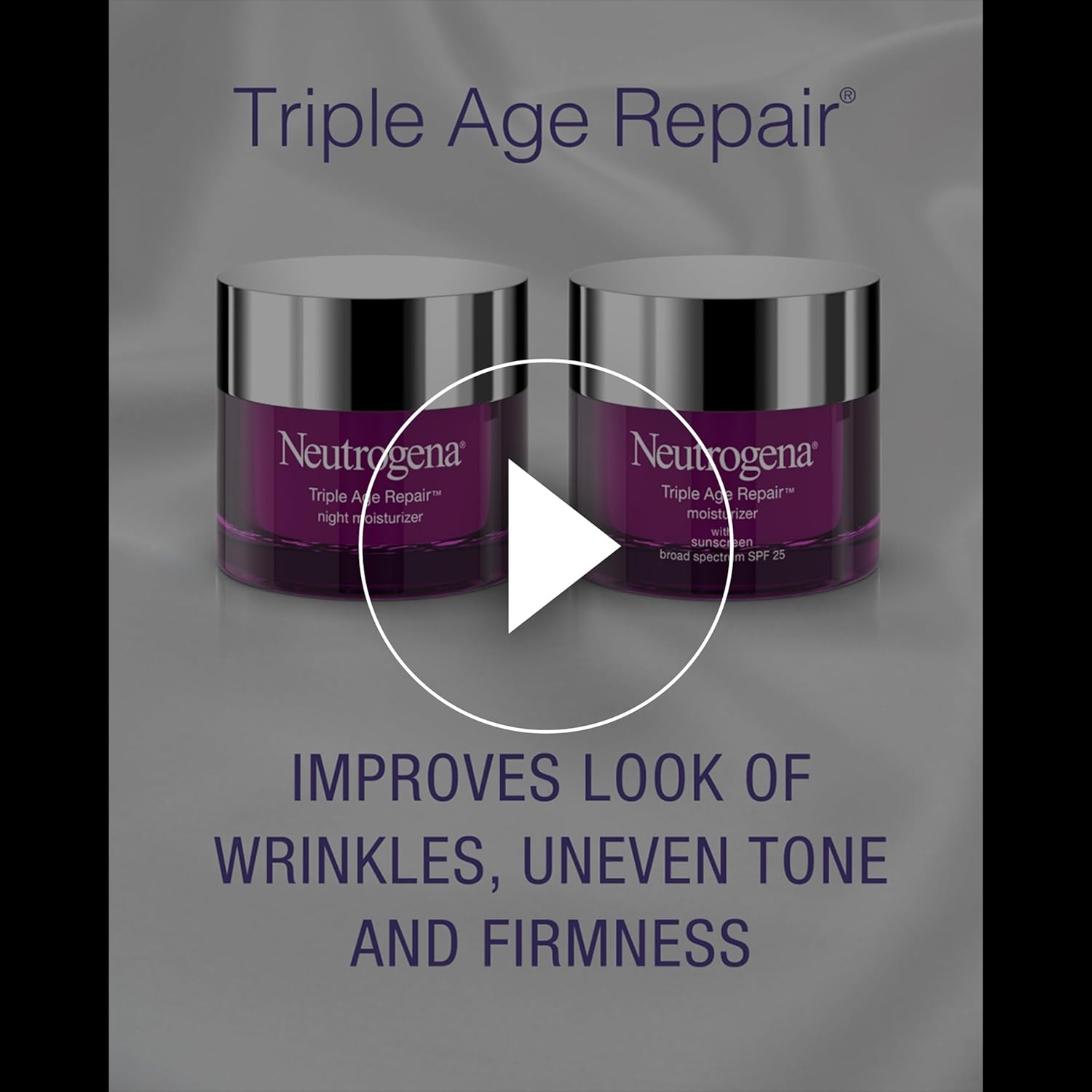 image:imageNeutrogena Triple Age Repair Face Moisturizer SPF 25 AntiAging Cream with Hexinol Technology Vitamin C Glycerin and Shea Butter to Help Reduce Wrinkles 17 fl oz17 Ounce Pack of 12