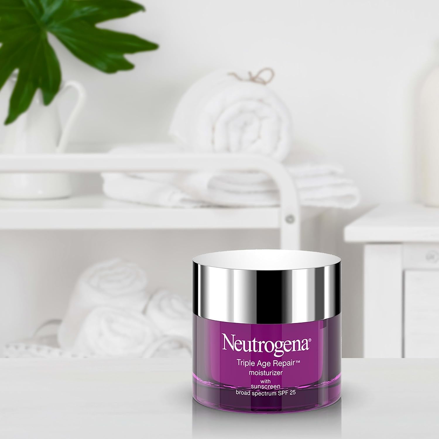 image:imageNeutrogena Triple Age Repair Face Moisturizer SPF 25 AntiAging Cream with Hexinol Technology Vitamin C Glycerin and Shea Butter to Help Reduce Wrinkles 17 fl oz17 Ounce Pack of 12