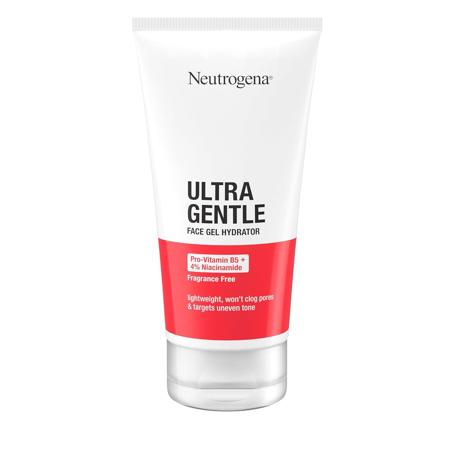 image:imageNeutrogena Ultra Gentle Face Gel Hydrator with ProVitamin B5 amp 4 Niacinamide Designed for AcneProne Skin Lightweight Gel Cream Targets Uneven Skin Tone FragranceFree 50 oz5 Fl Oz Pack of 1