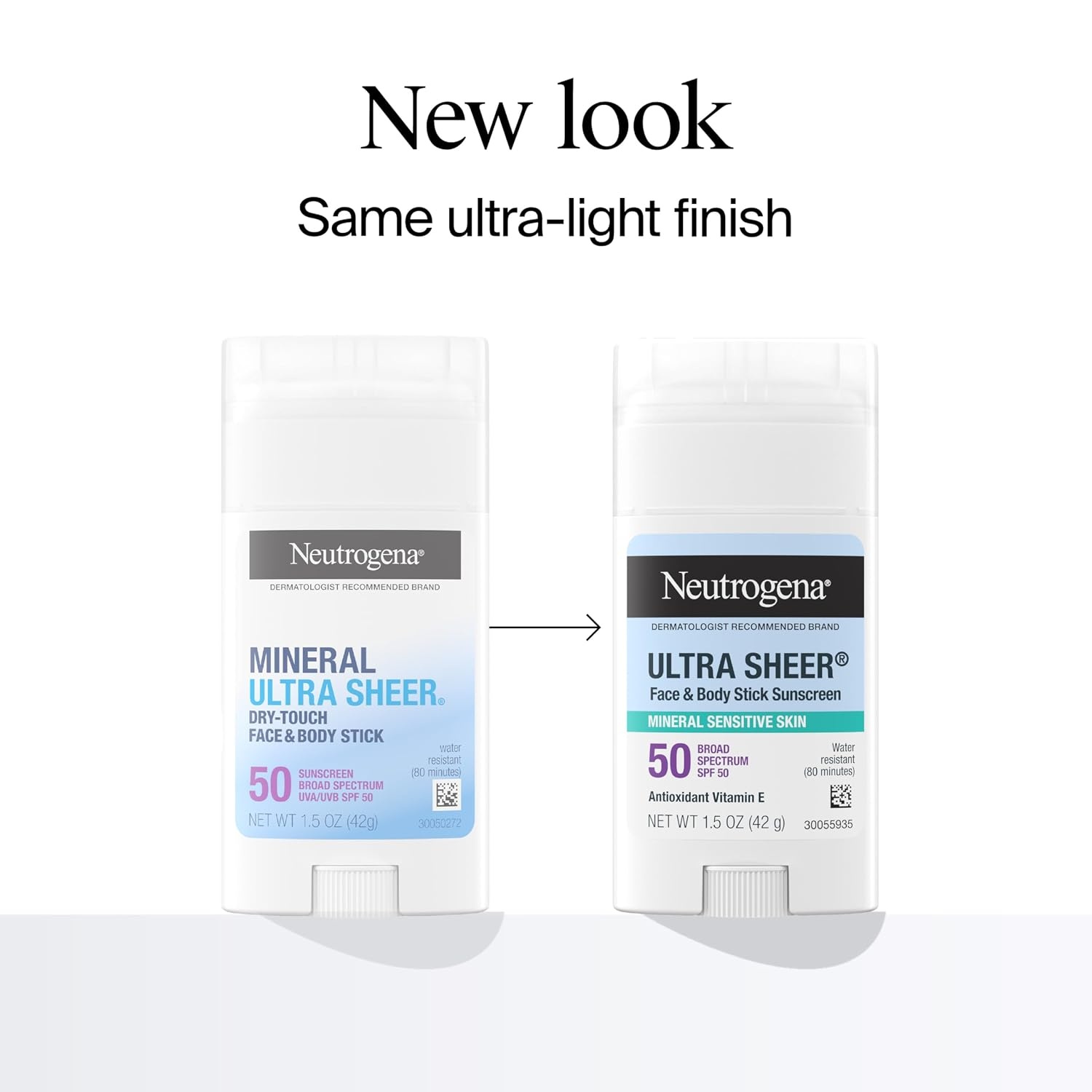 image:imageNeutrogena Ultra Sheer Dry Touch SPF 50 Mineral Sunscreen Stick for Sensitive Skin Zinc Oxide Body amp Face Sunscreen with Vitamin E No White Residue amp Vegan 15 oz15 Ounce Pack of 12