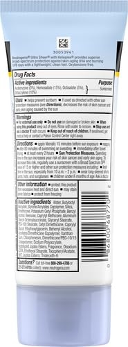 image:imageNeutrogena Ultra Sheer Dry Touch Sunscreen Lotion SPF 70 Broad Spectrum UVA UVB Protection Lightweight Water Resistant up to 80 Minutes Oil PABA Oxybenzone Free 3 fl oz3 Fl Oz Pack of 12