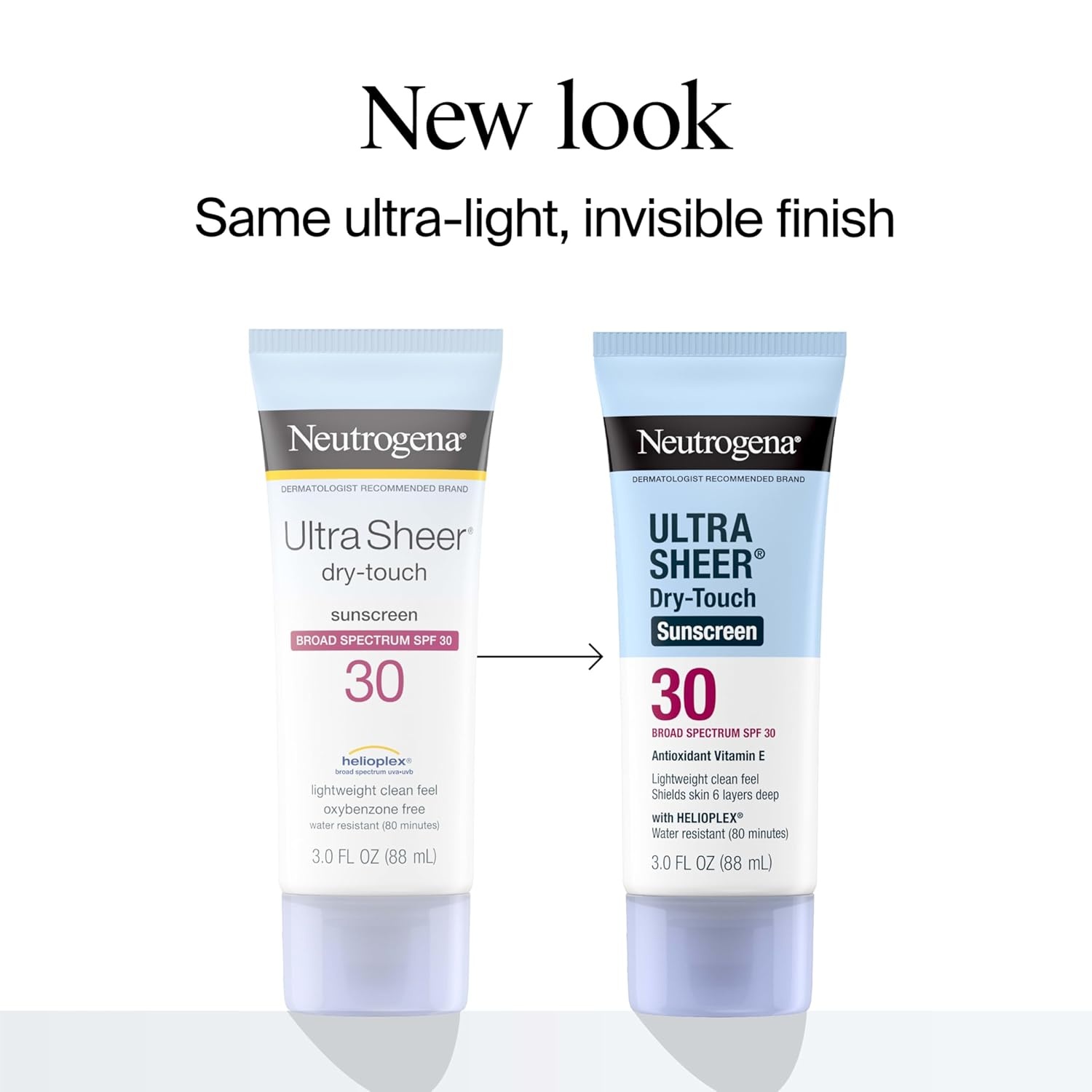 image:imageNeutrogena Ultra Sheer DryTouch Sunscreen SPF 30 for Face amp Body Lightweight Non Greasy Broad Spectrum UVAUVB Protection No White Cast Water Resistant 80 Min Travel Sunscreen Lotion 3 fl oz3 Fl Oz Pack of 3